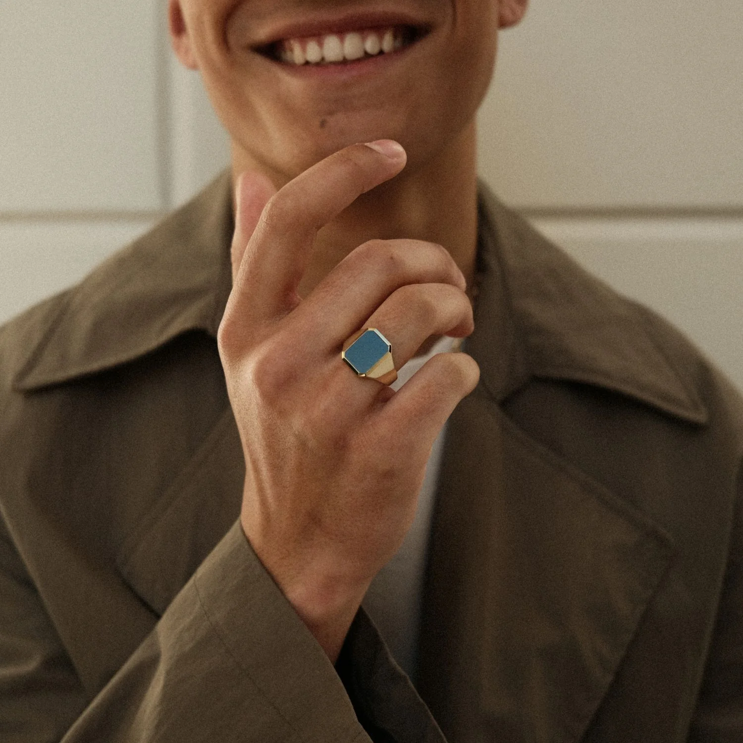 Agate Signet Ring - Image 5