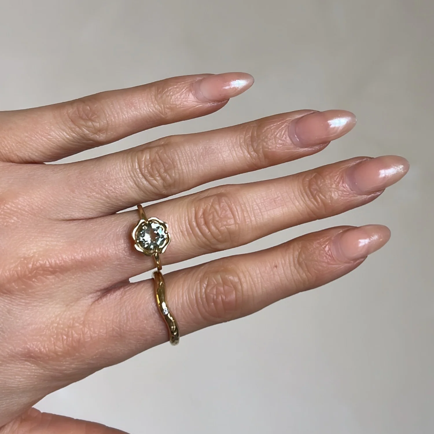Amethyst Flower Ring - Image 2