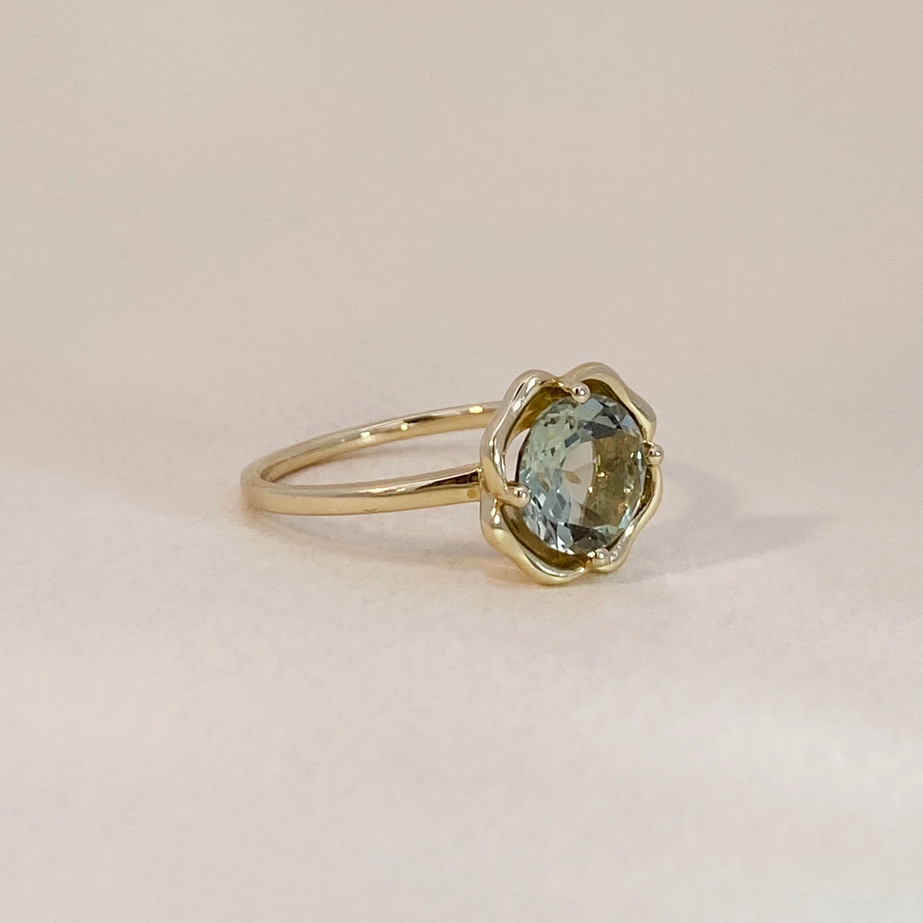 Amethyst Flower Ring - Image 3