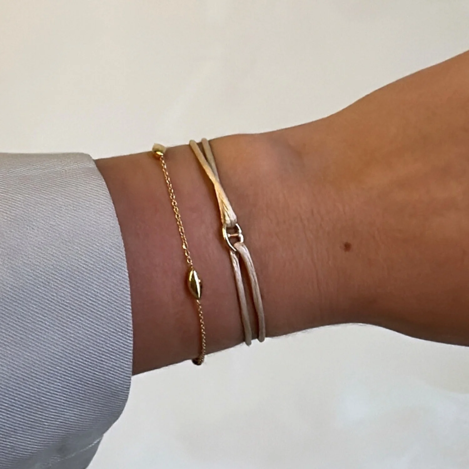 Anchor Link Satin Bracelet - Image 2