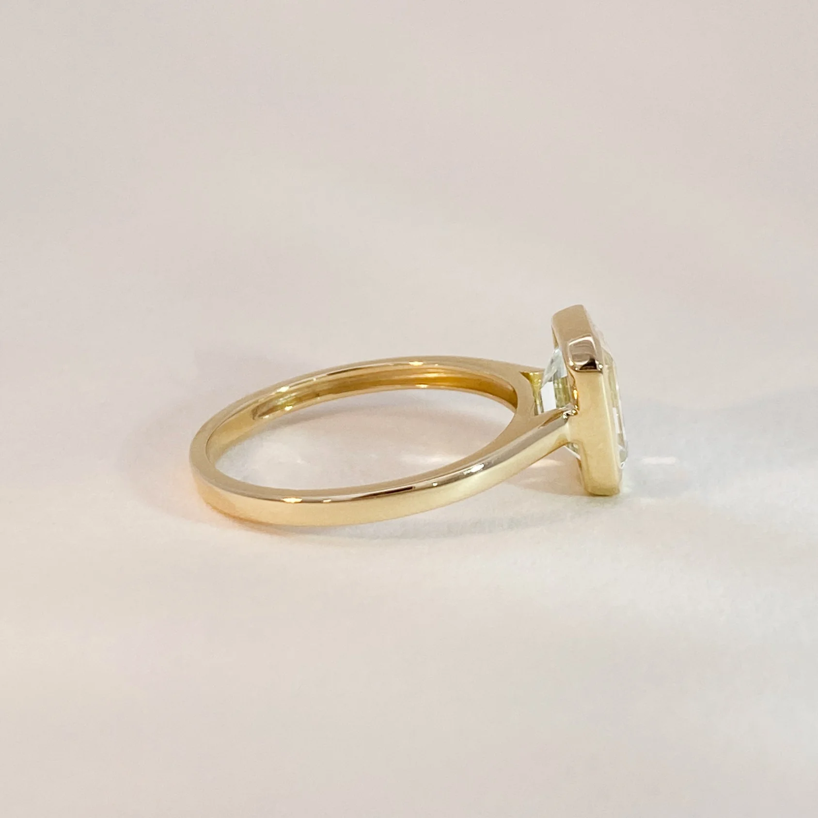 Aquamarine Bezel Ring - Image 3