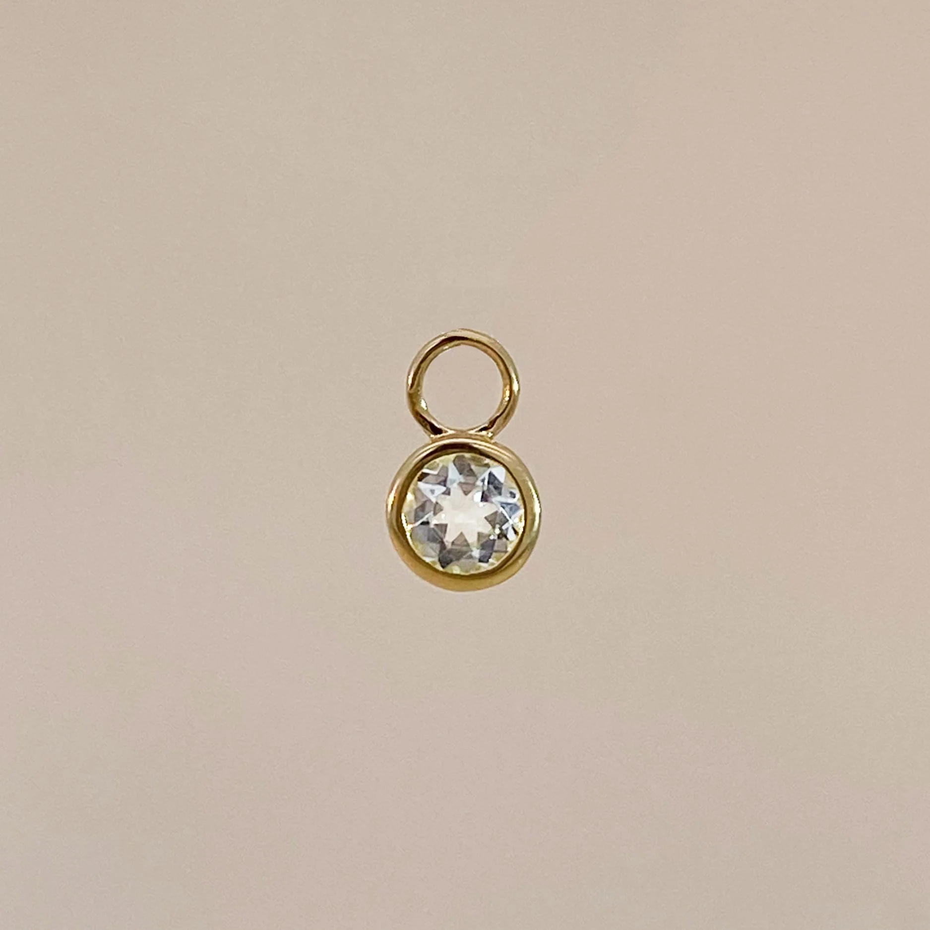 Aquamarine Earring Charm