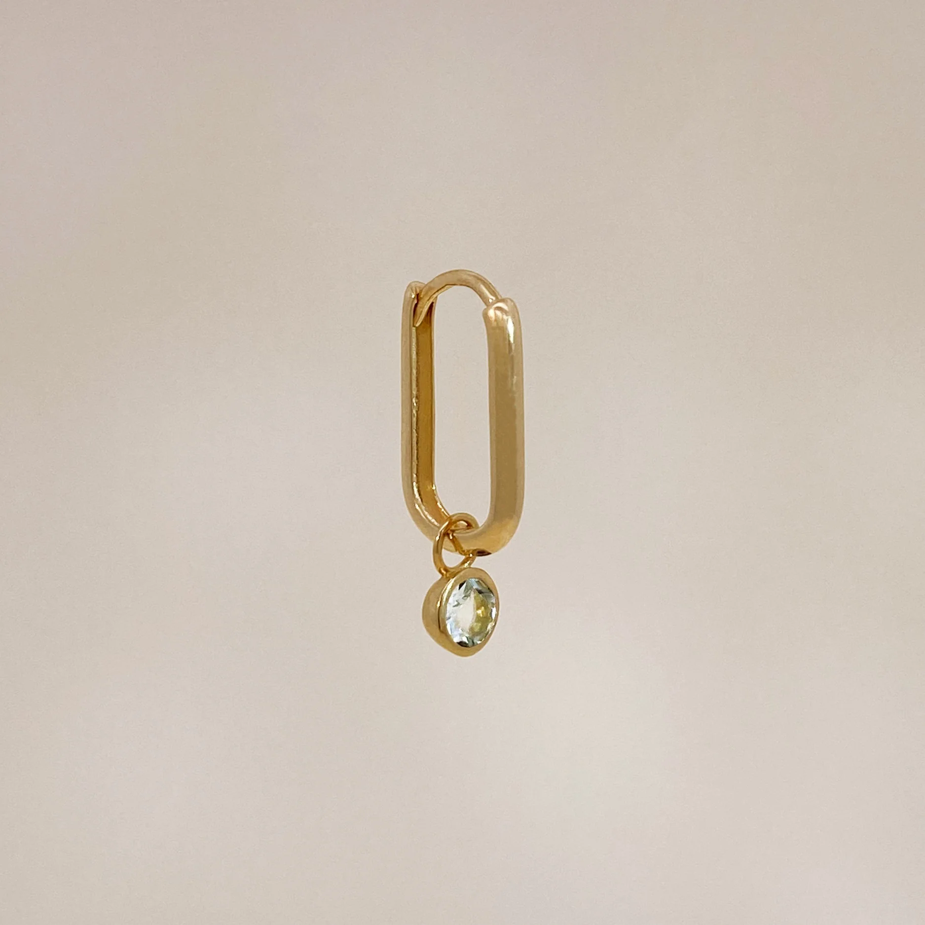 Aquamarine Earring Charm - Image 2