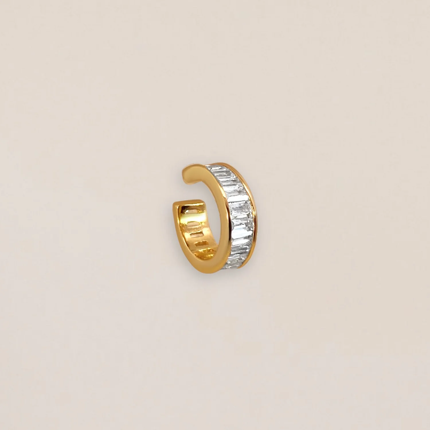 Baguette Bezel Ear Cuff