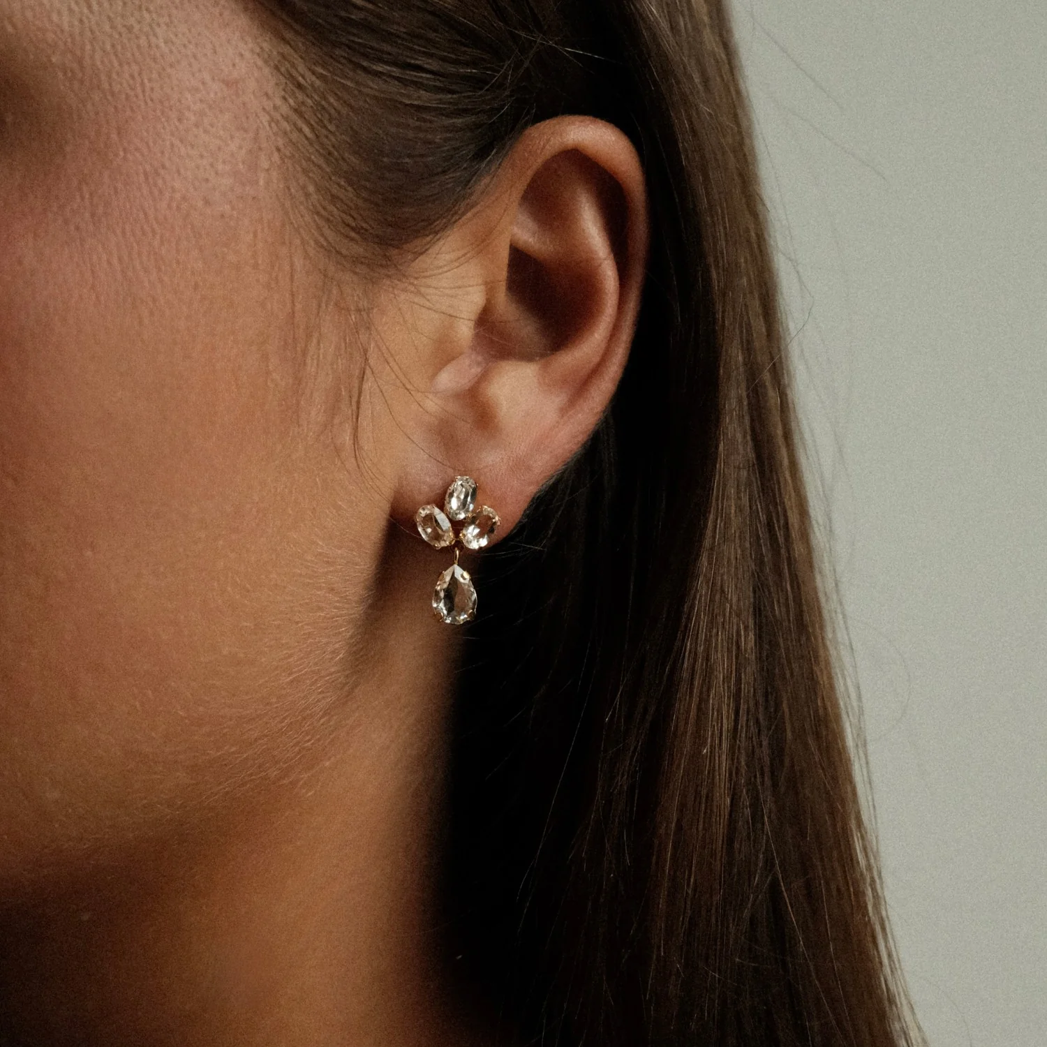 Big Floral Earrings - Image 3
