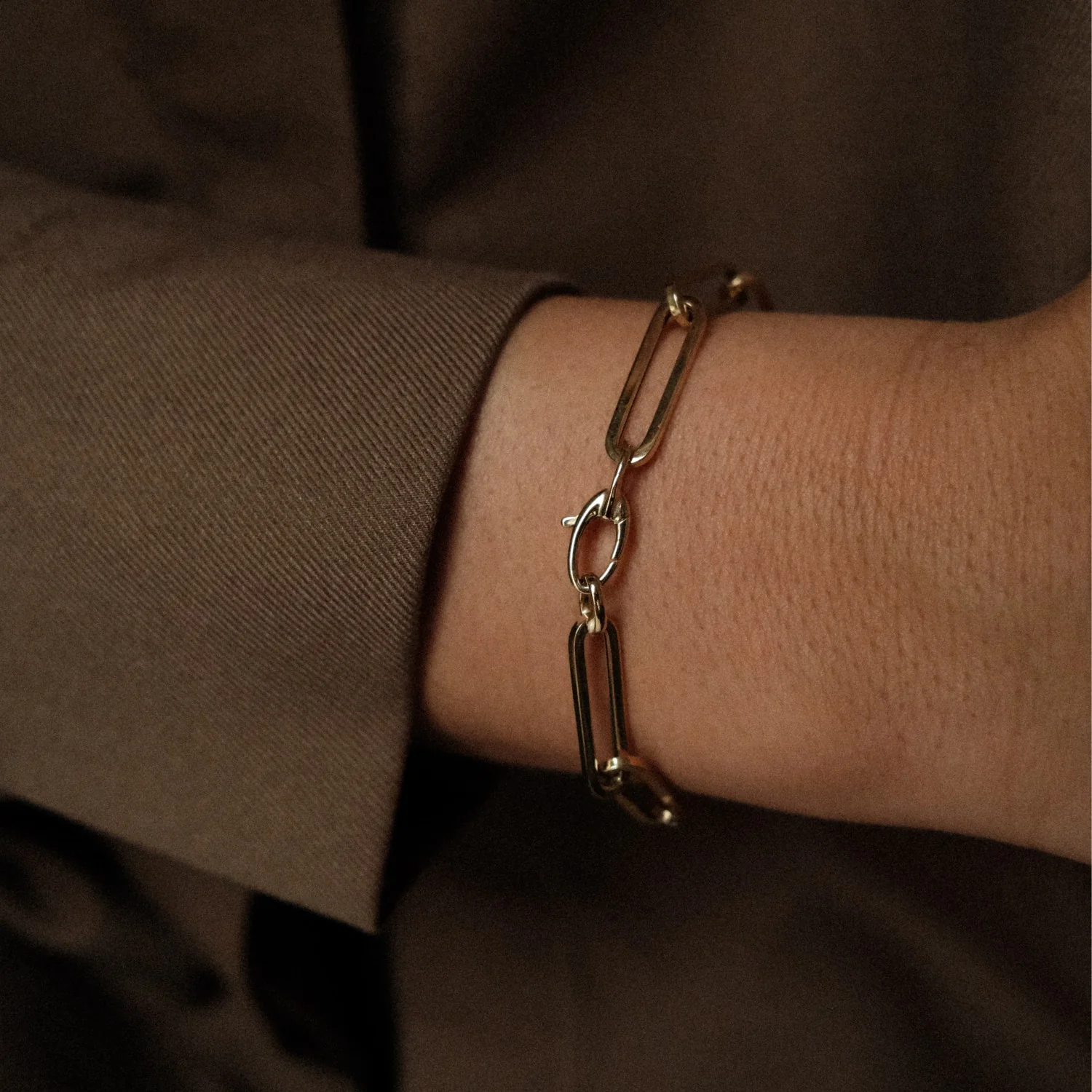 Statement Paperclip Bracelet - Image 4