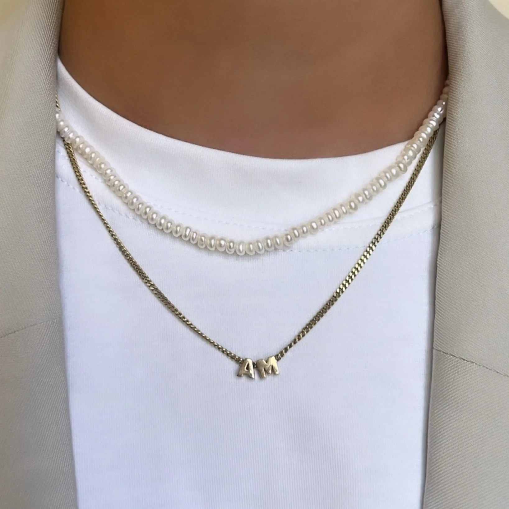 Bold Initial Necklace - Image 5