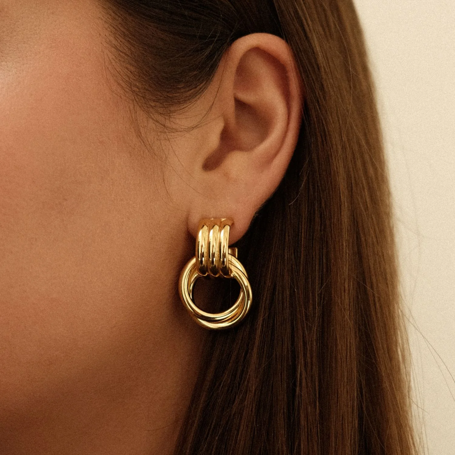 Bold Knot Earrings - Image 2