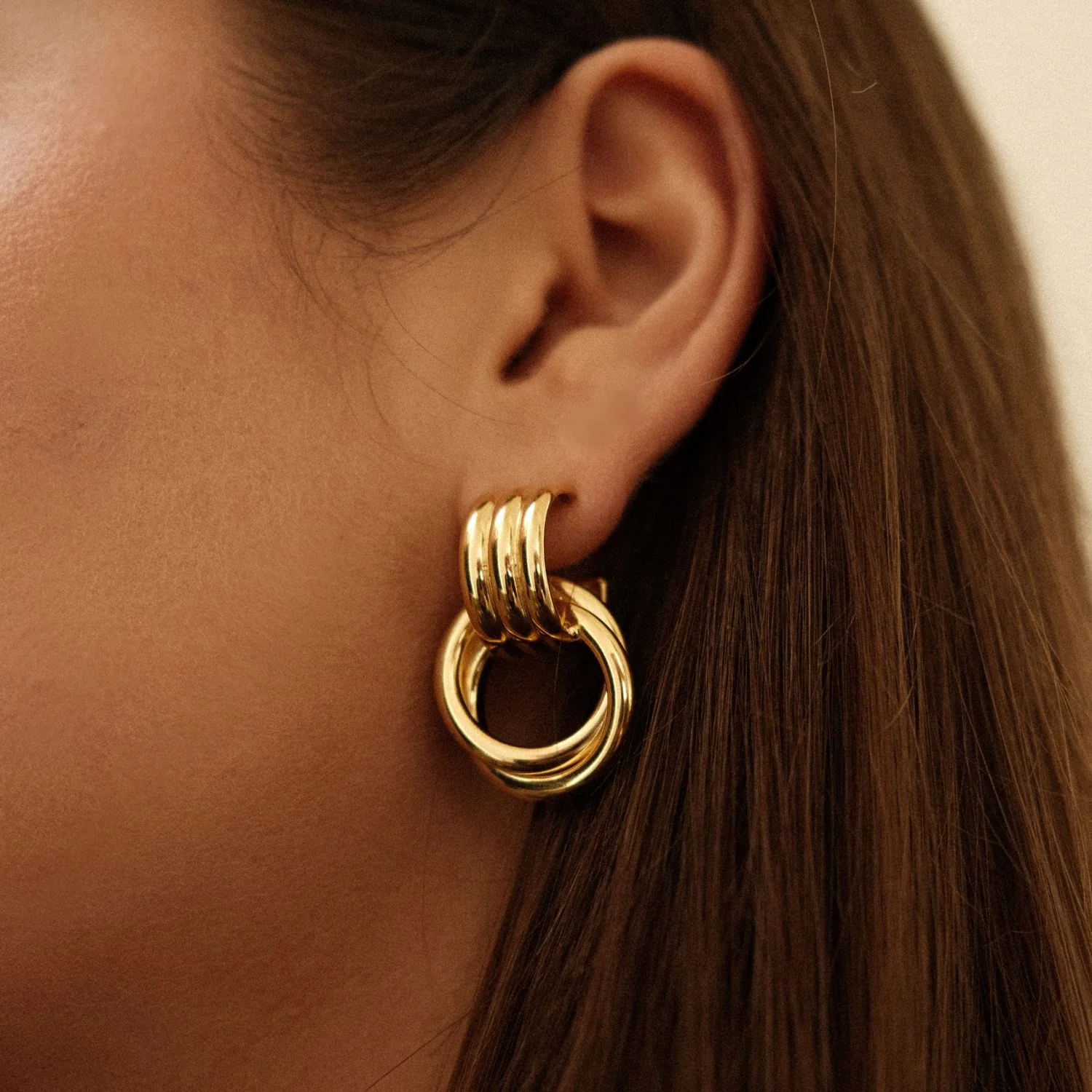 Bold Knot Earrings - Image 3