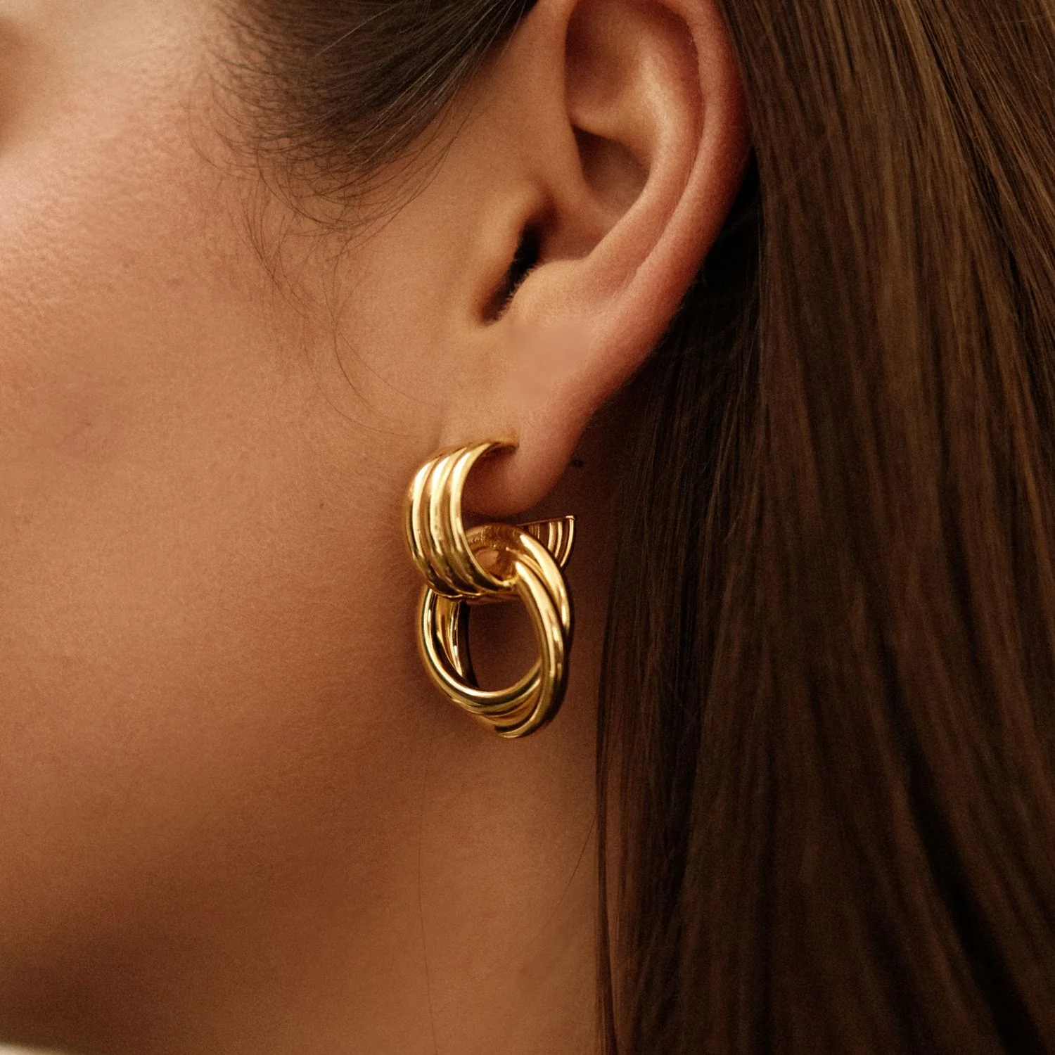 Bold Knot Earrings - Image 4