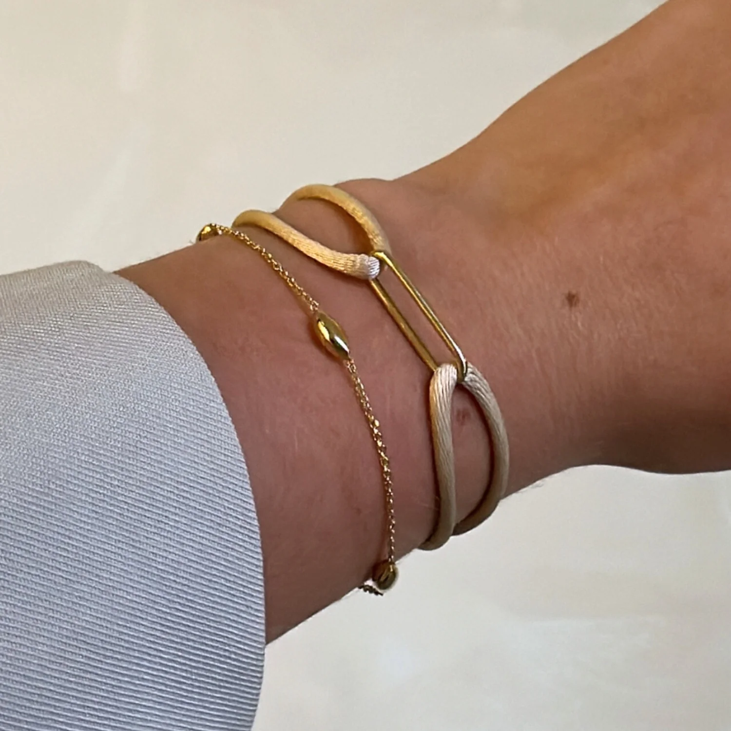 Bold Link Satin Bracelet - Image 5
