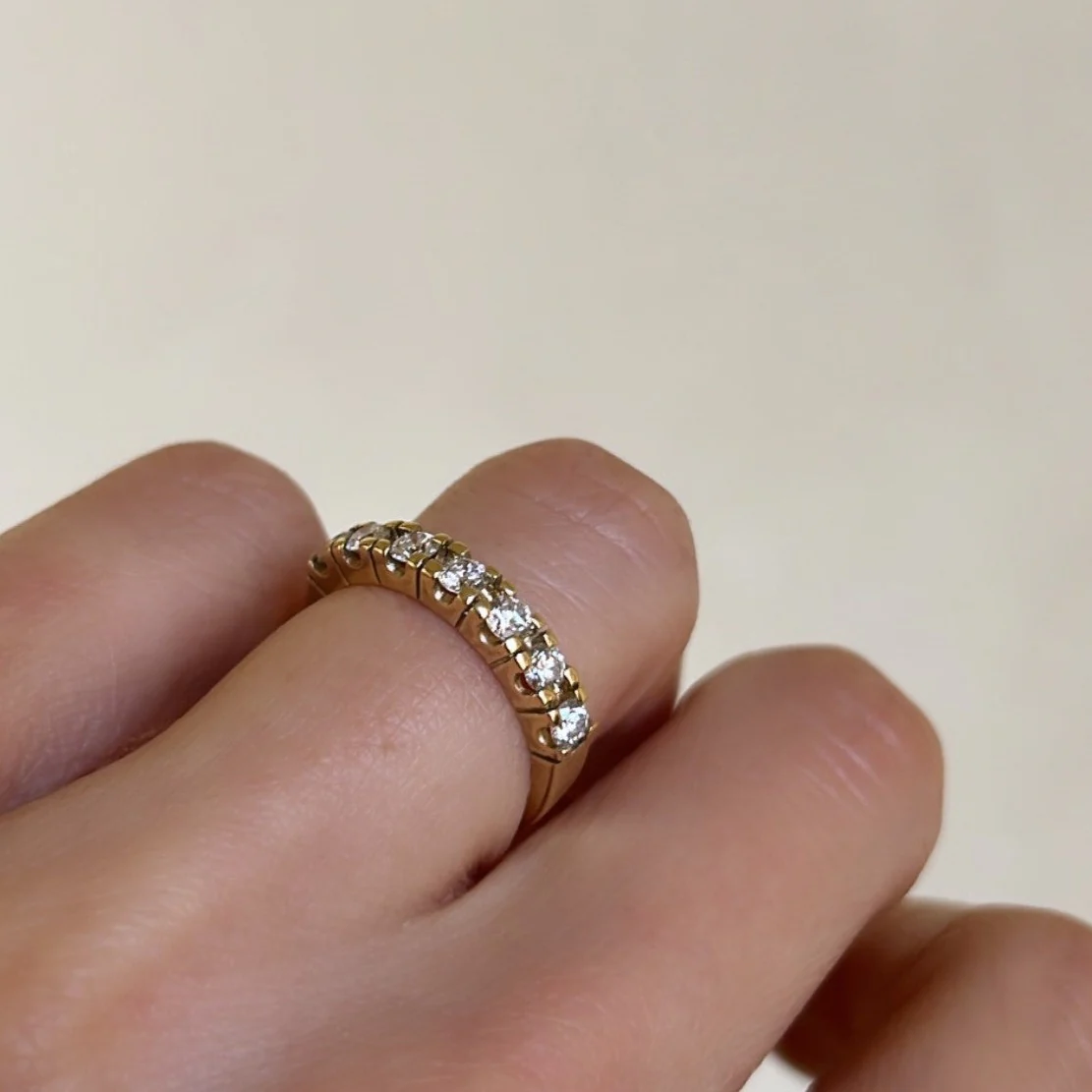 Bold Oro Diamond Row Ring - Image 6