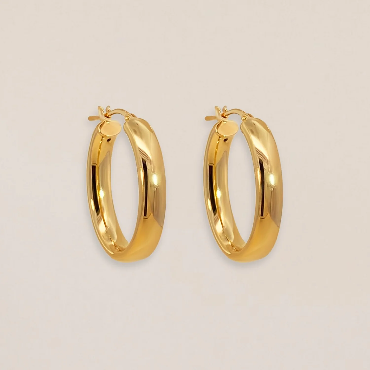 Bold Oval Hoops