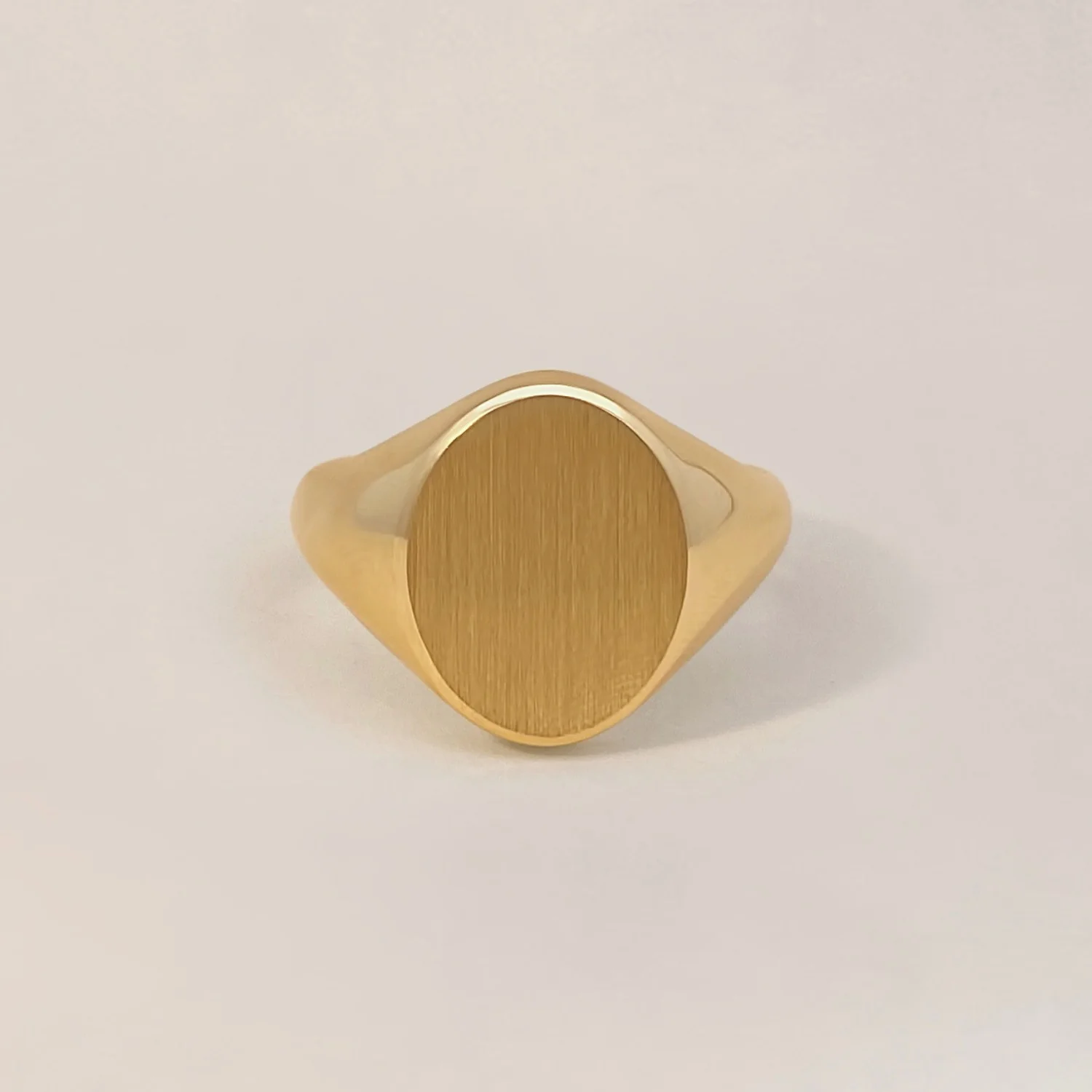 Bold Oval Signet Ring