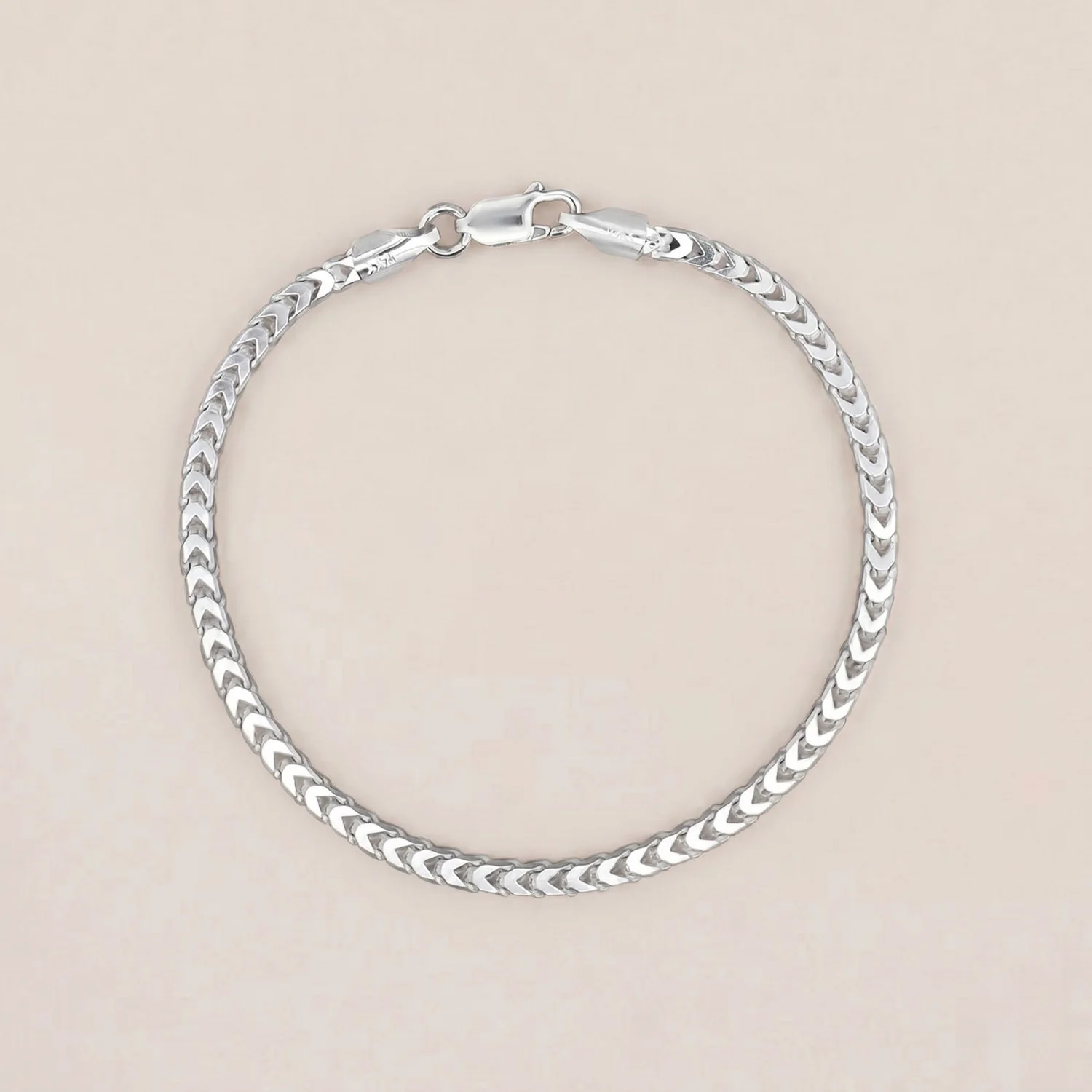 Boxy Gourmet Bracelet Silver