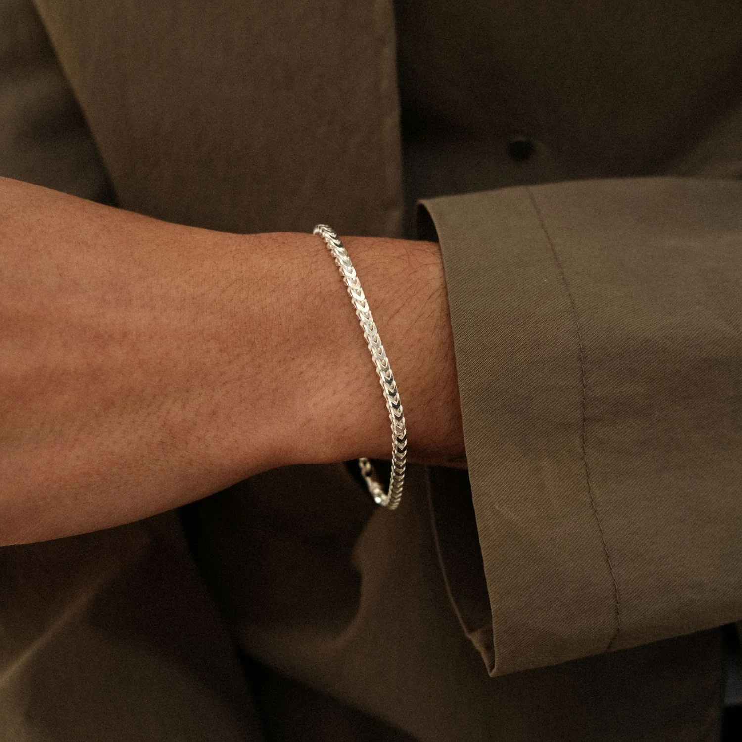 Boxy Gourmet Bracelet Silver - Image 2