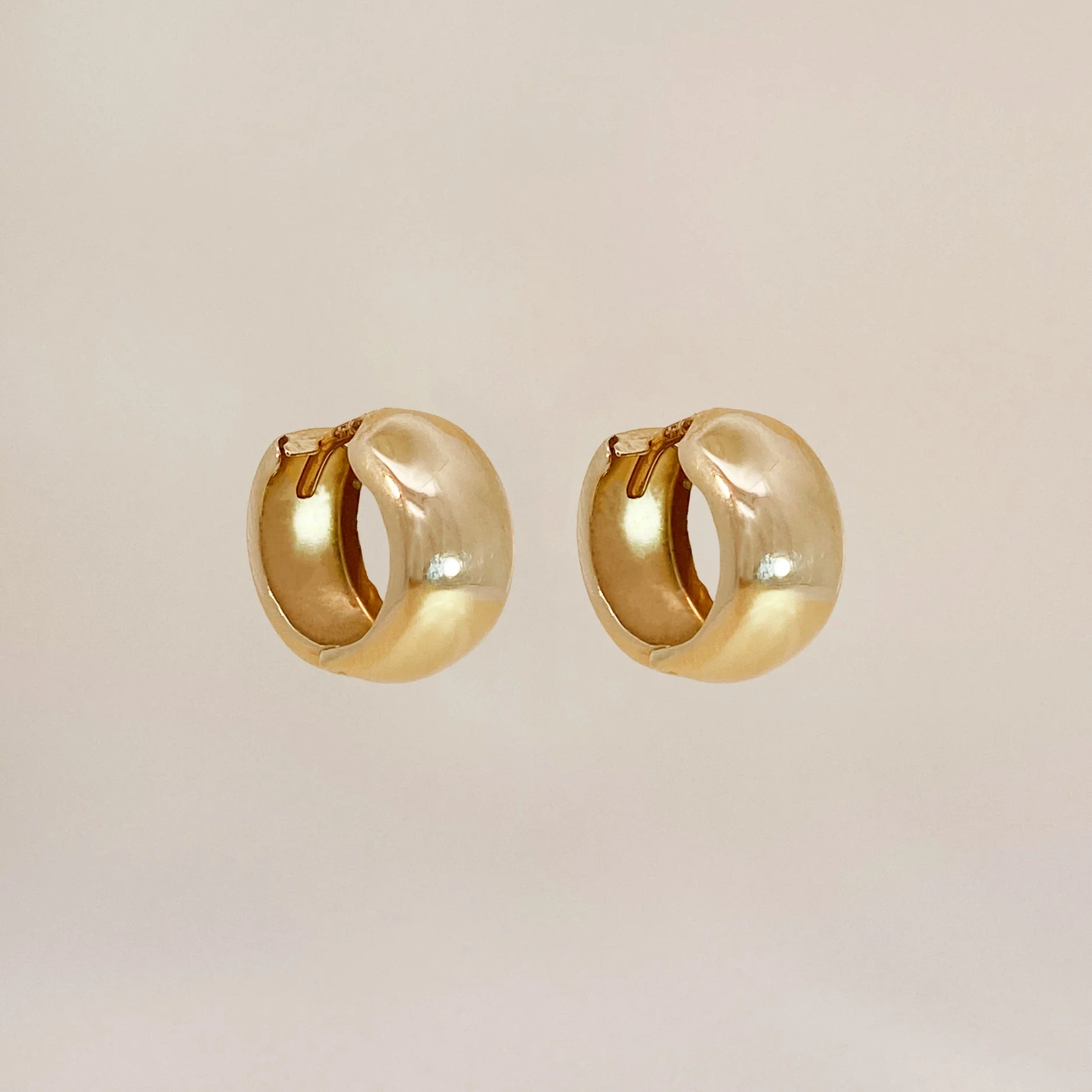 Chubby Golden Hoops - Image 2