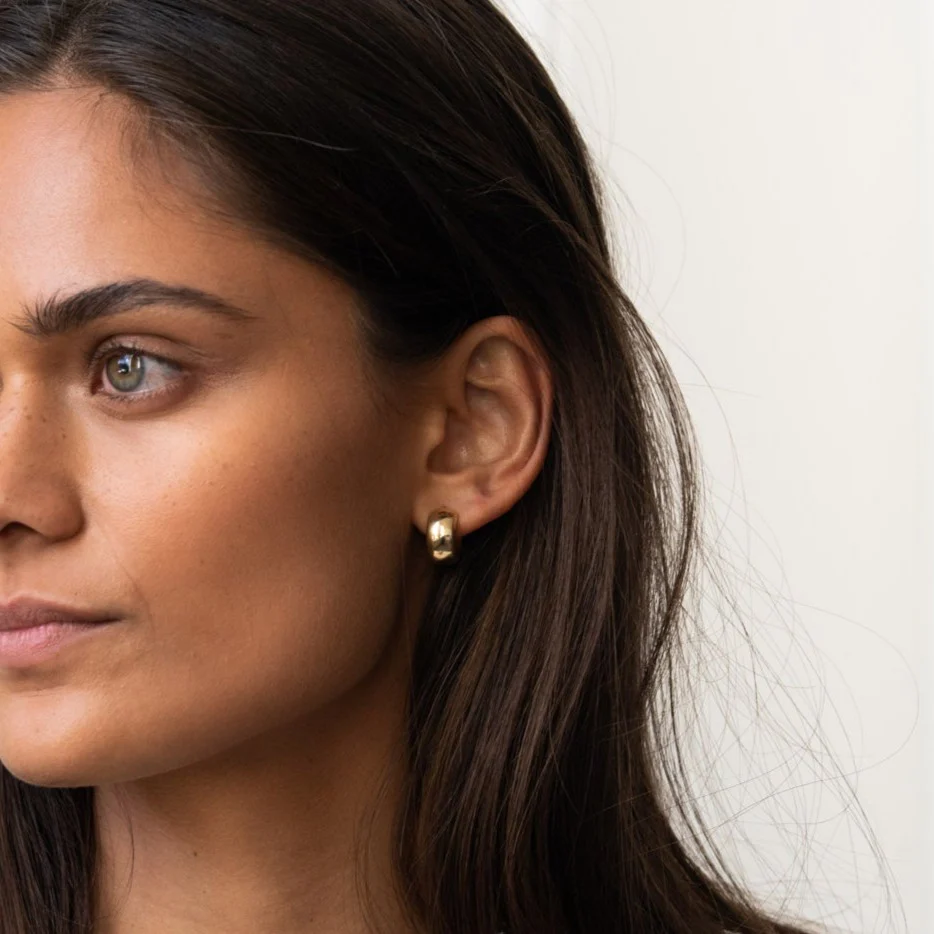 Chubby Golden Hoops - Image 3
