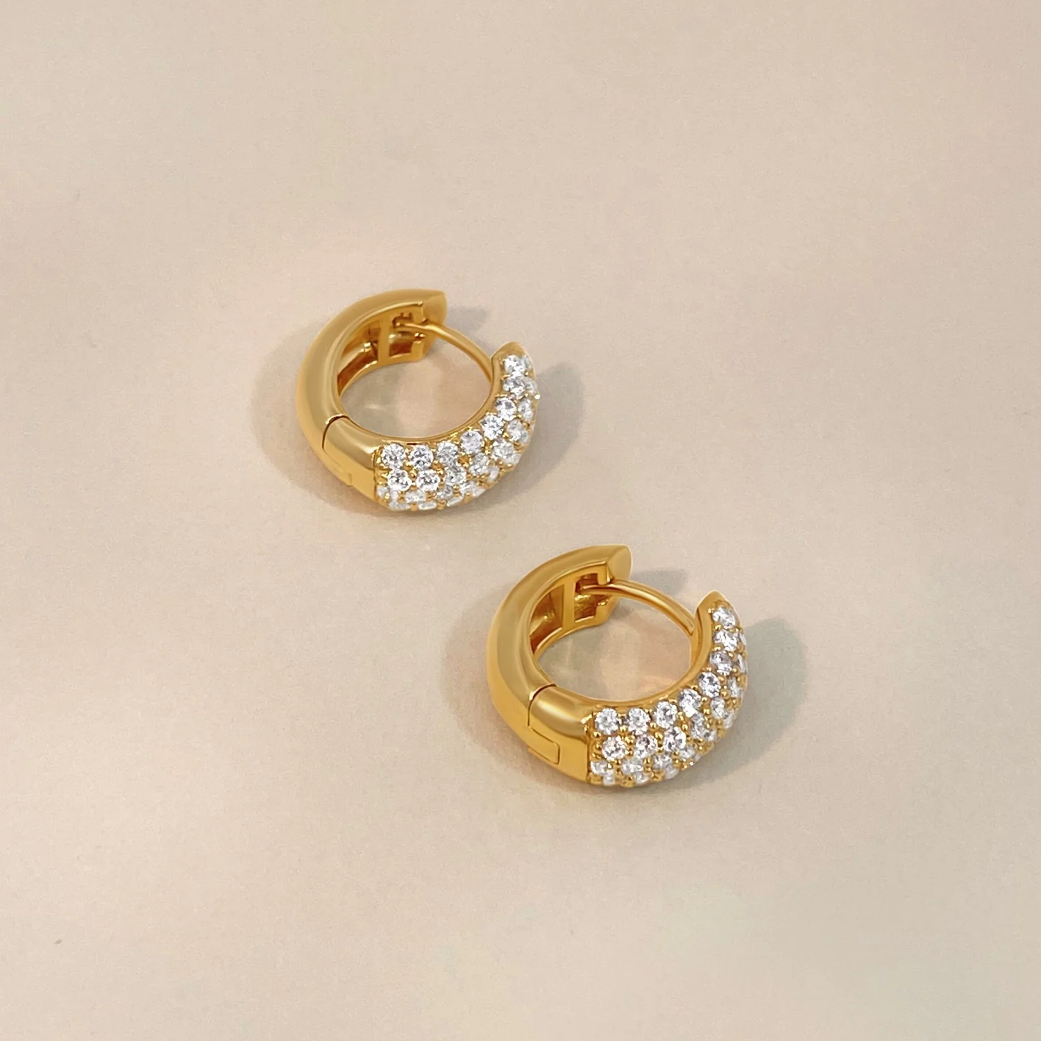 Chubby Pavé Hoops - Image 3