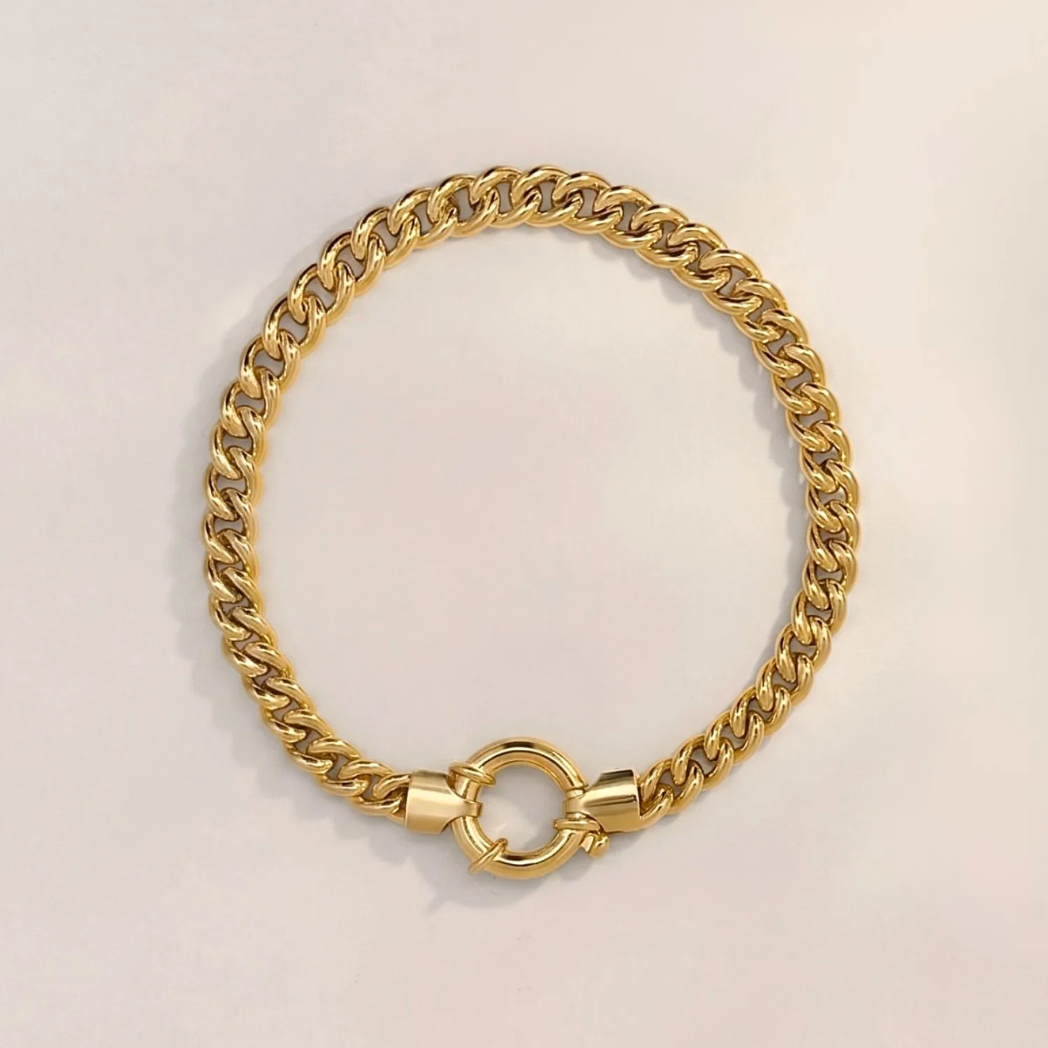 Chunky Gourmet Bracelet with Springlock