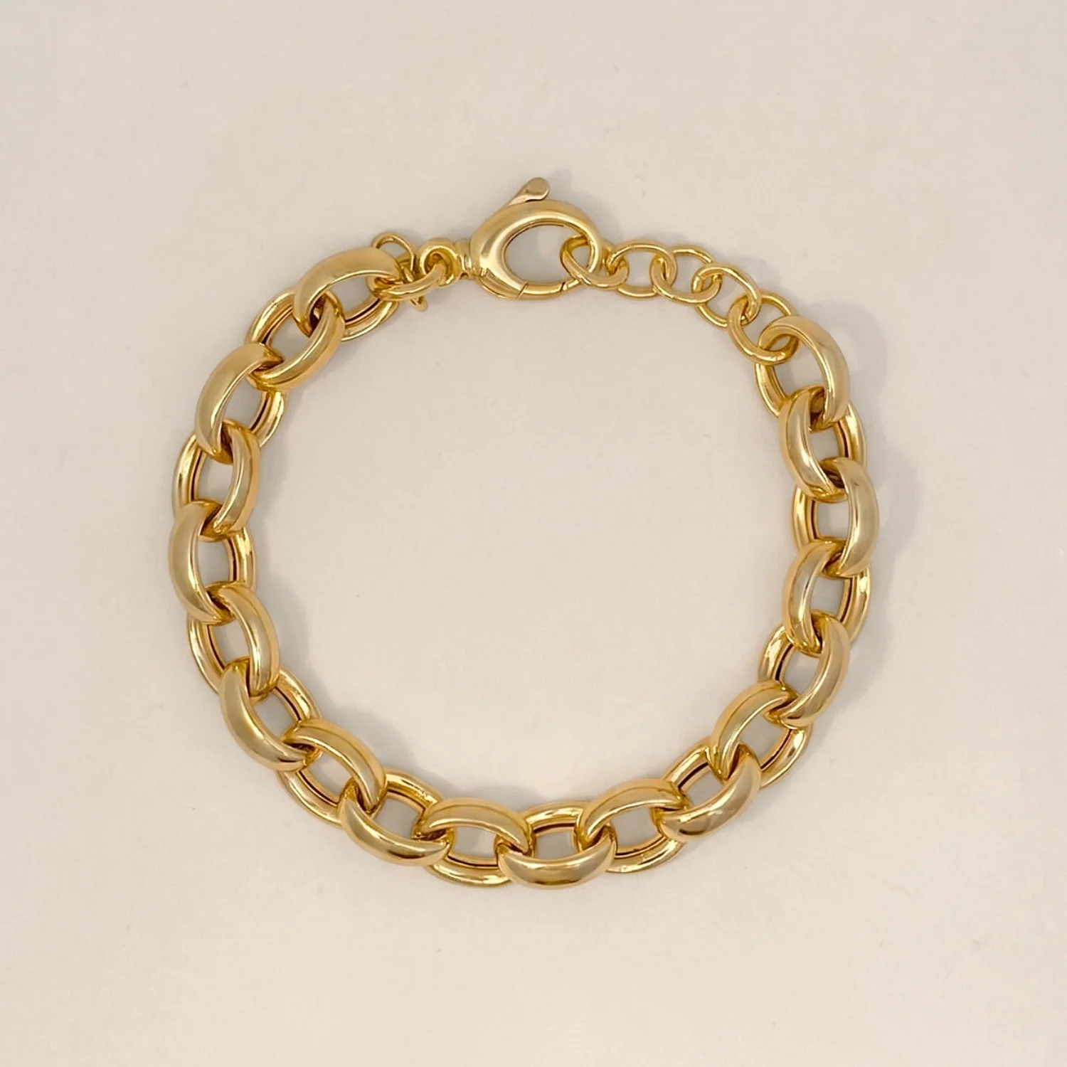 Chunky Oval Jasseron Bracelet