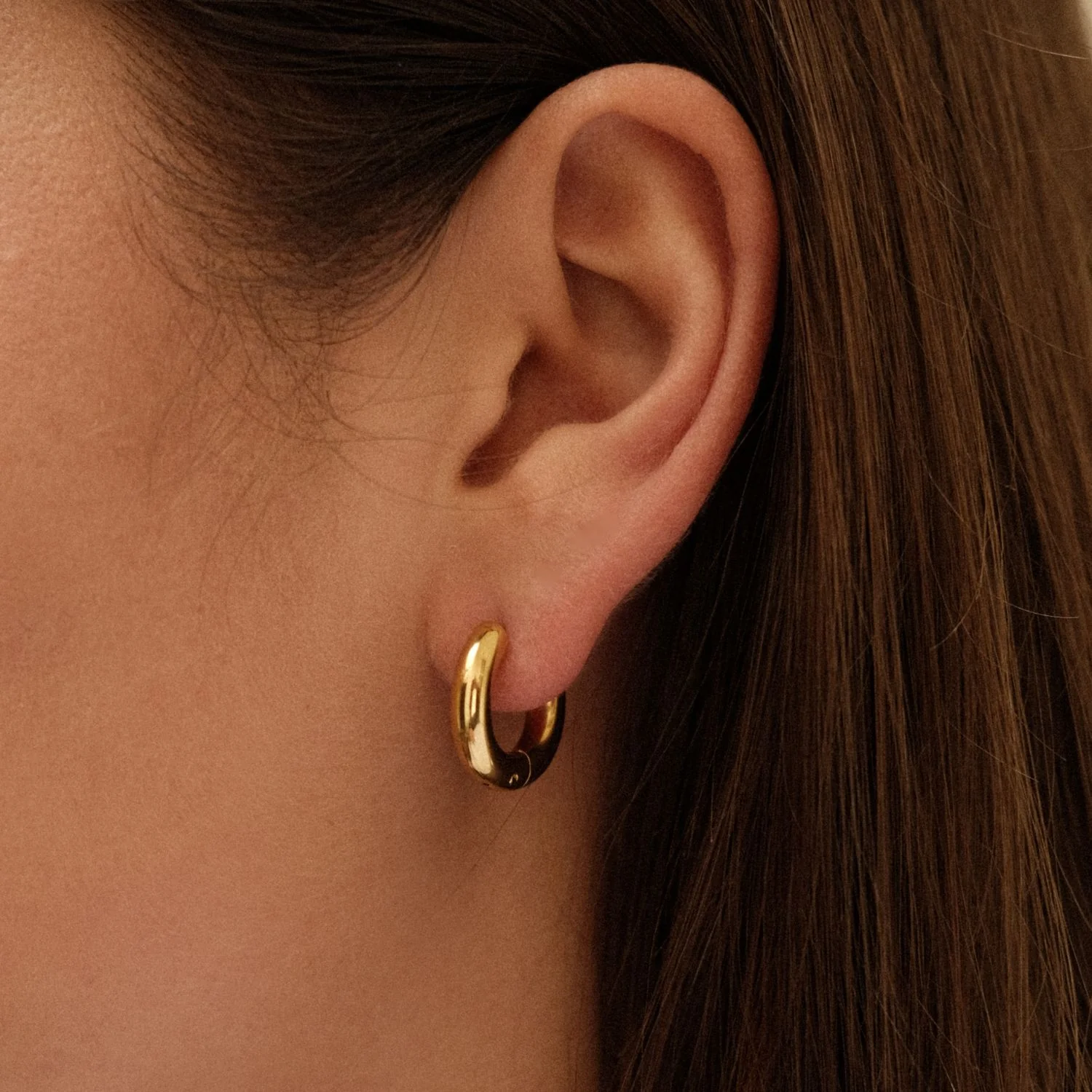 Chunky Tube Hoops - Image 2