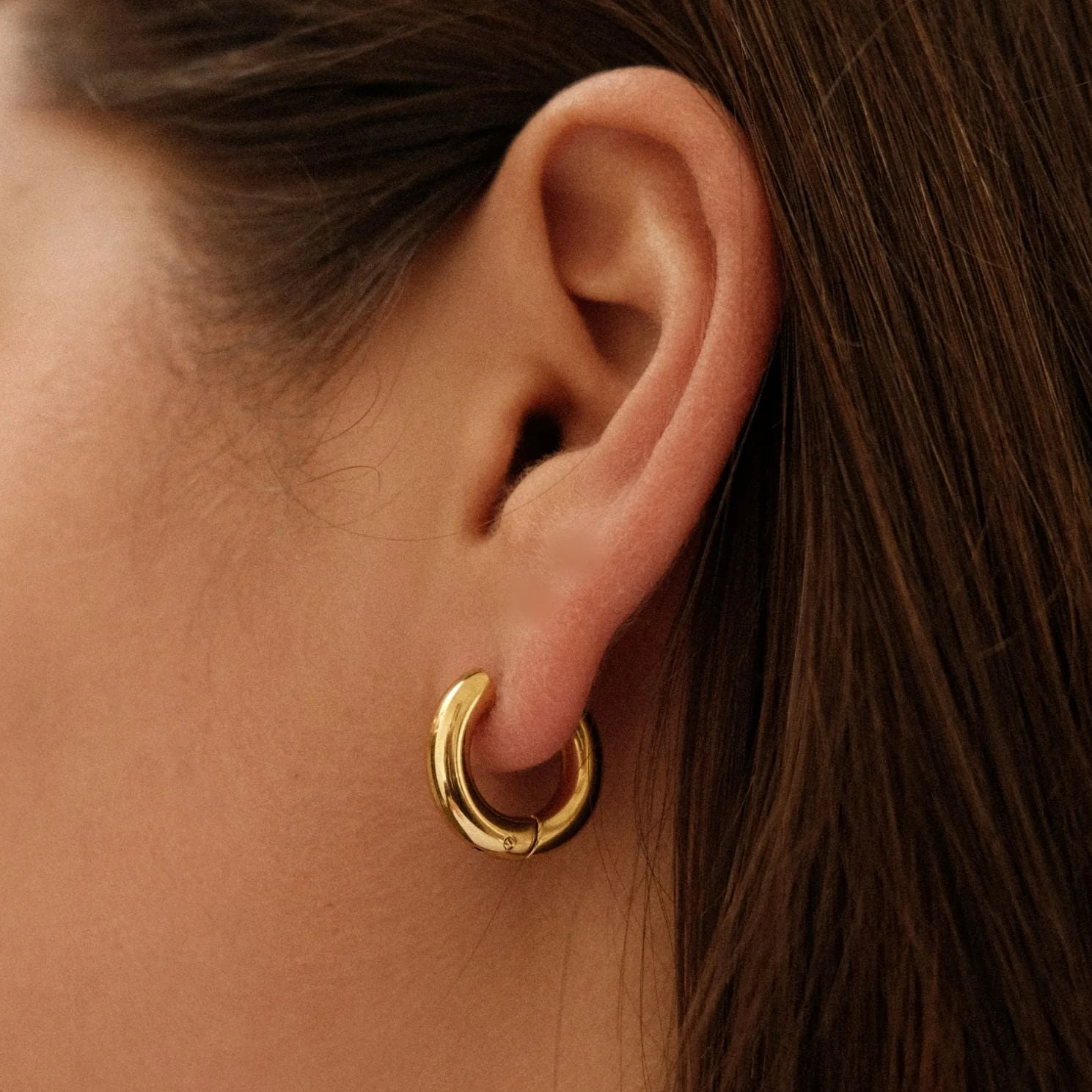 Chunky Tube Hoops - Image 3