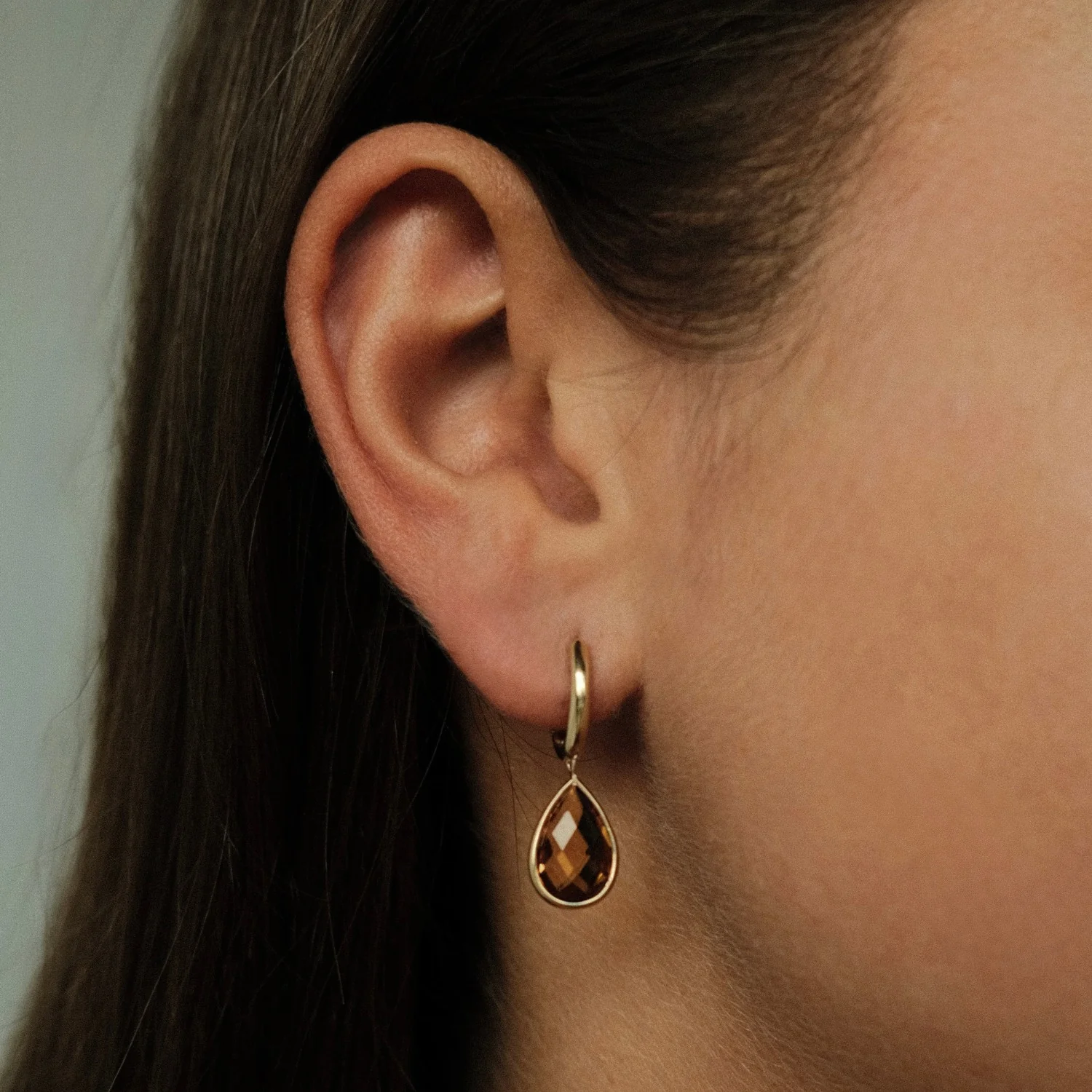 Citrine Drop Earrings - Image 2