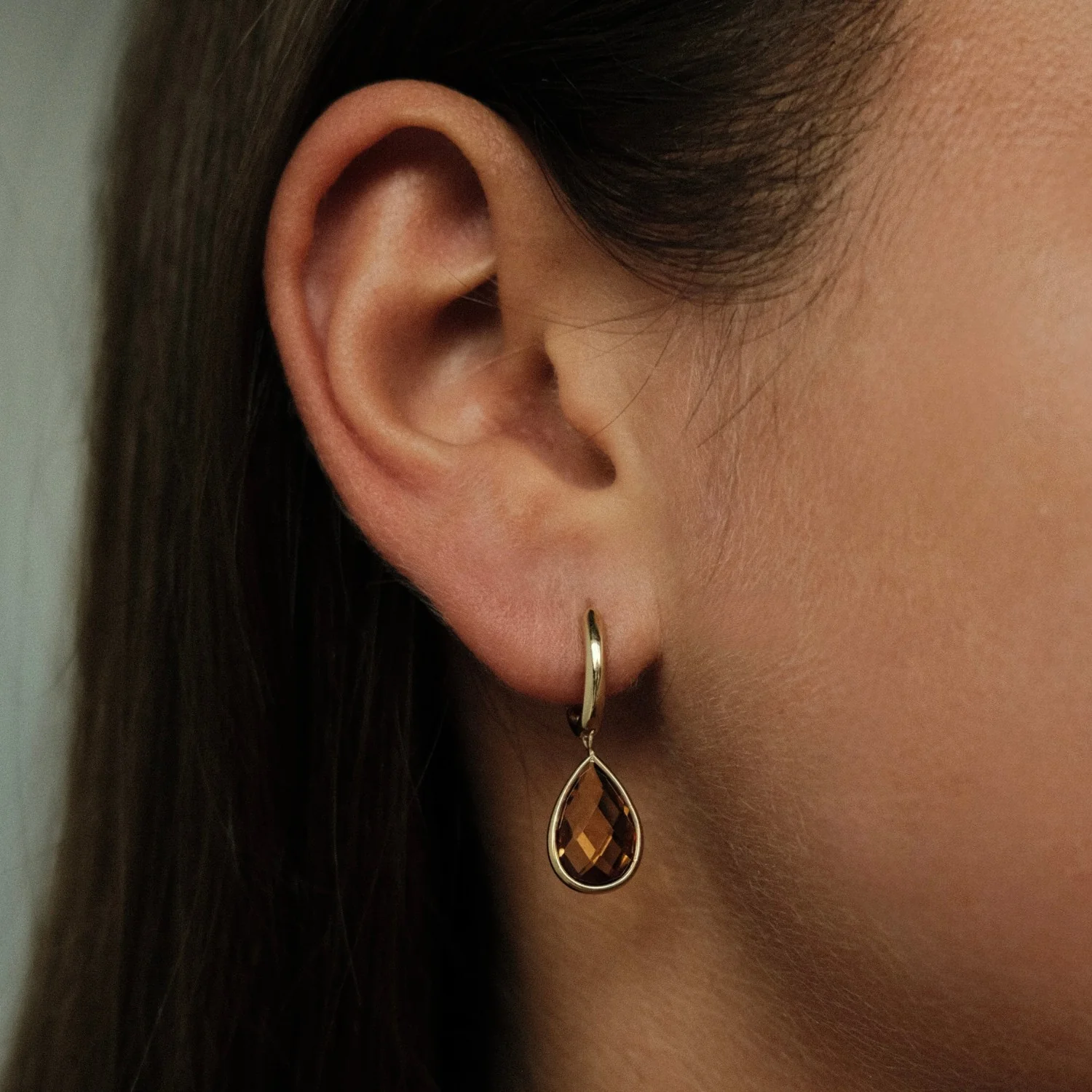 Citrine Drop Earrings - Image 3