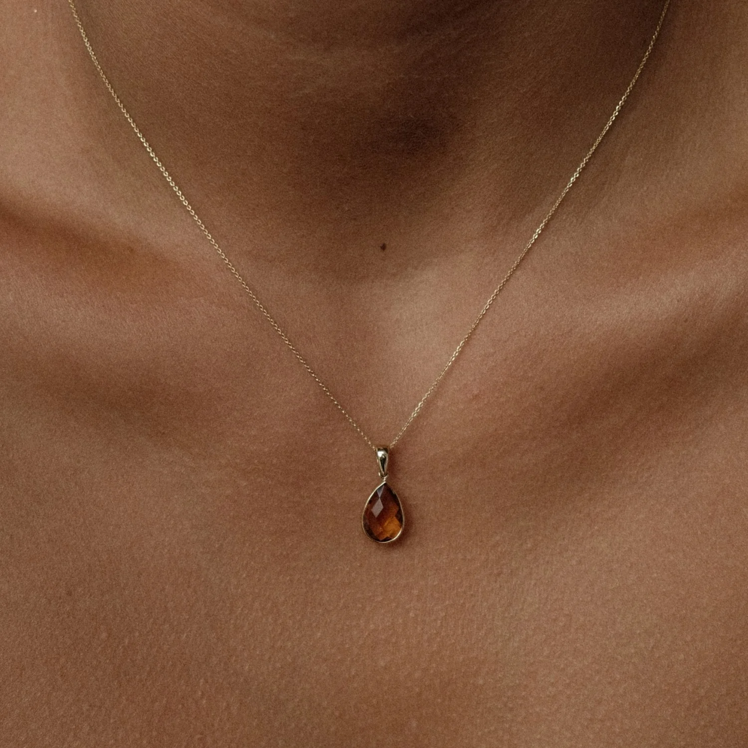 Citrine Drop Pendant - Image 2