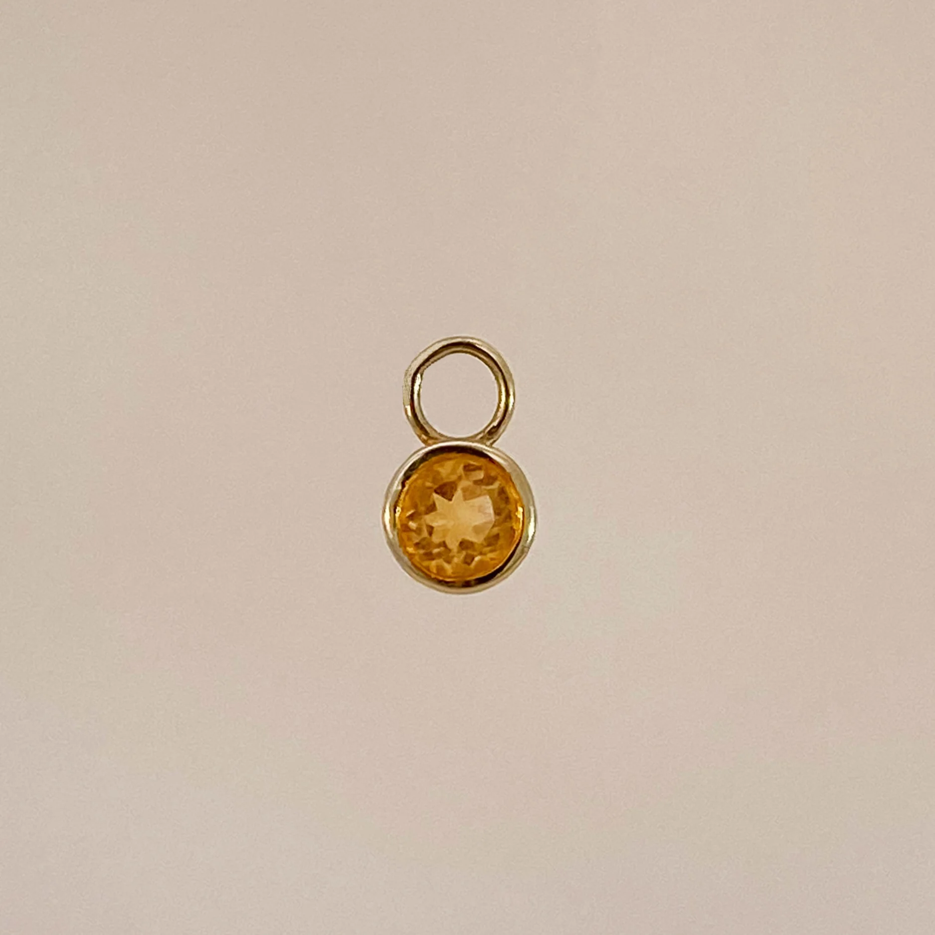 Citrine Earring Charm