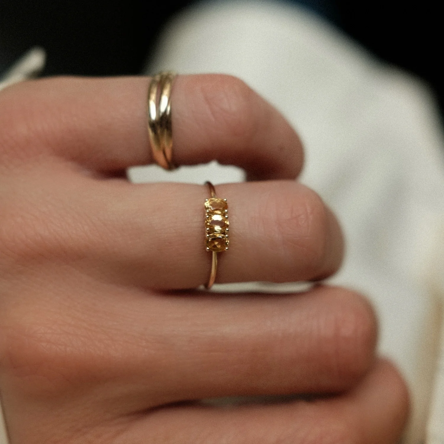Trio Citrine Ring - Image 2