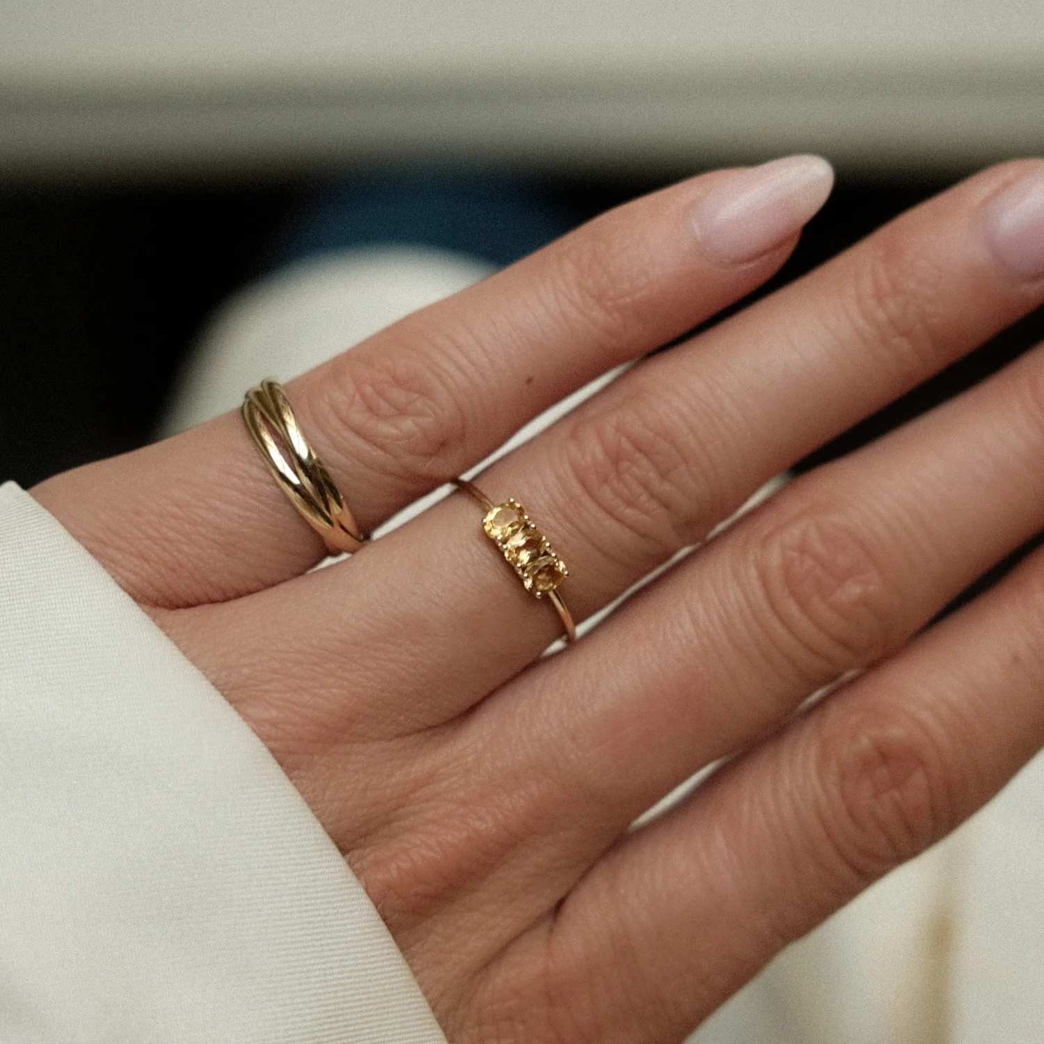 Trio Citrine Ring - Image 4