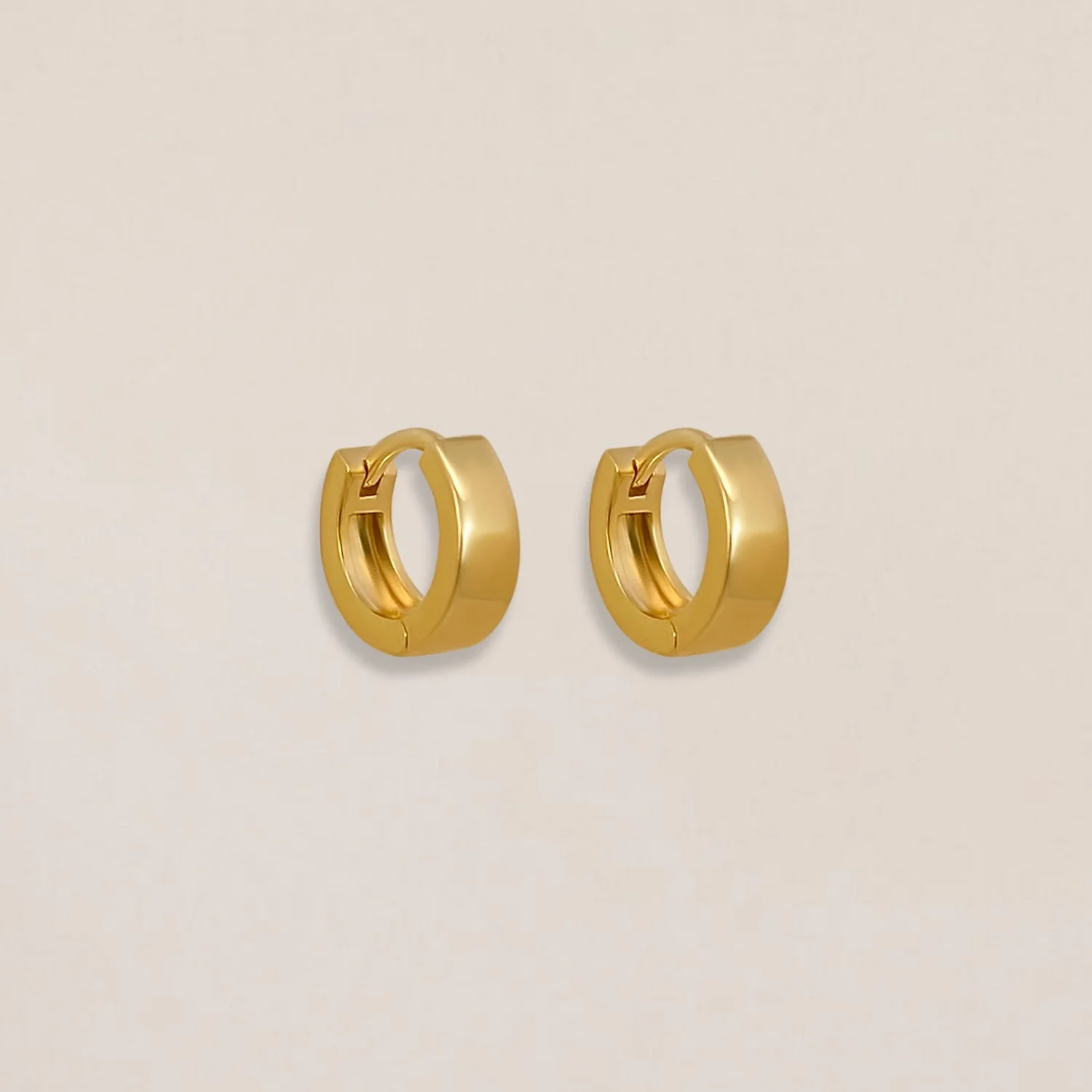 Clean Huggie Hoops