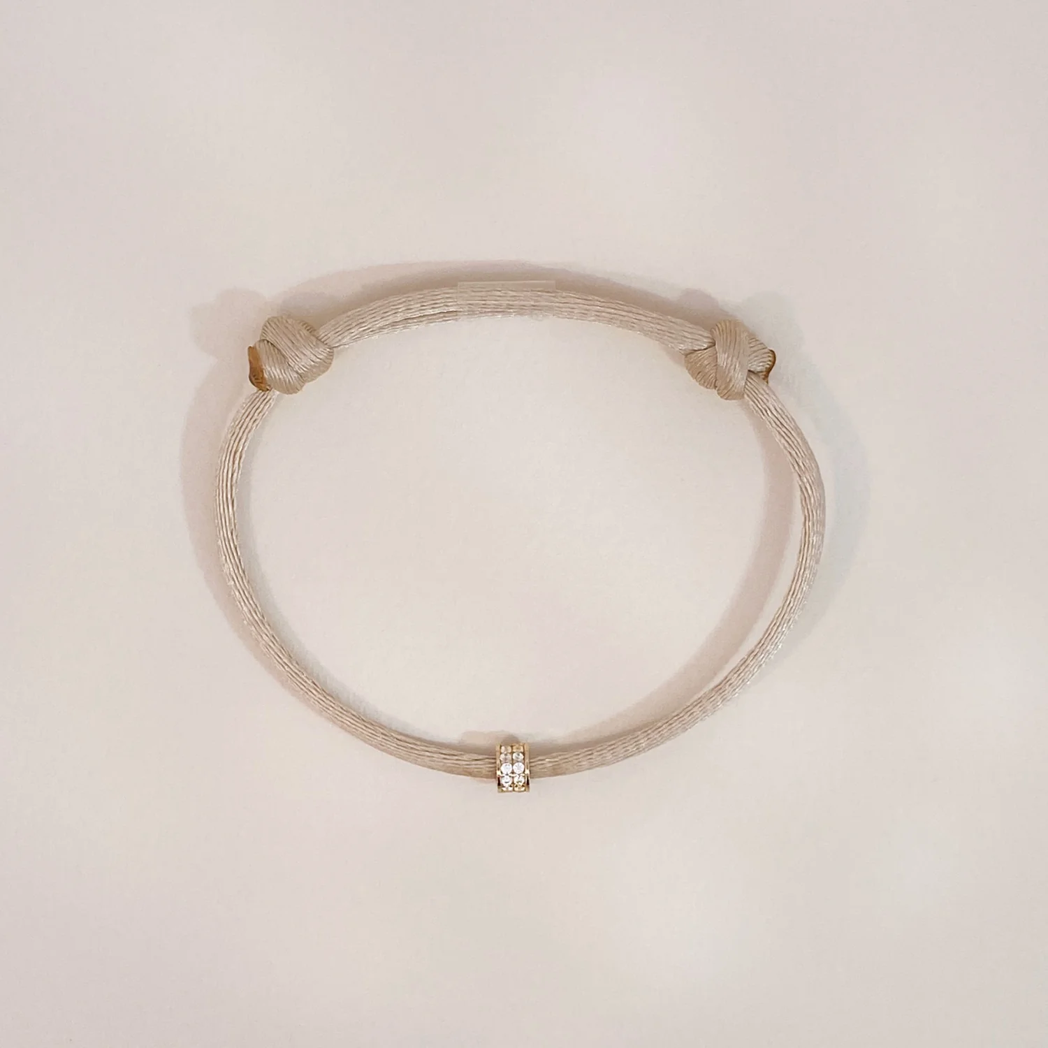 Crystal Bead Satin Bracelet - Image 2