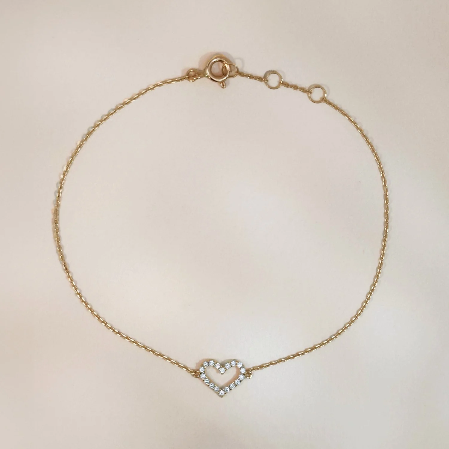 Crystal Heart Bracelet