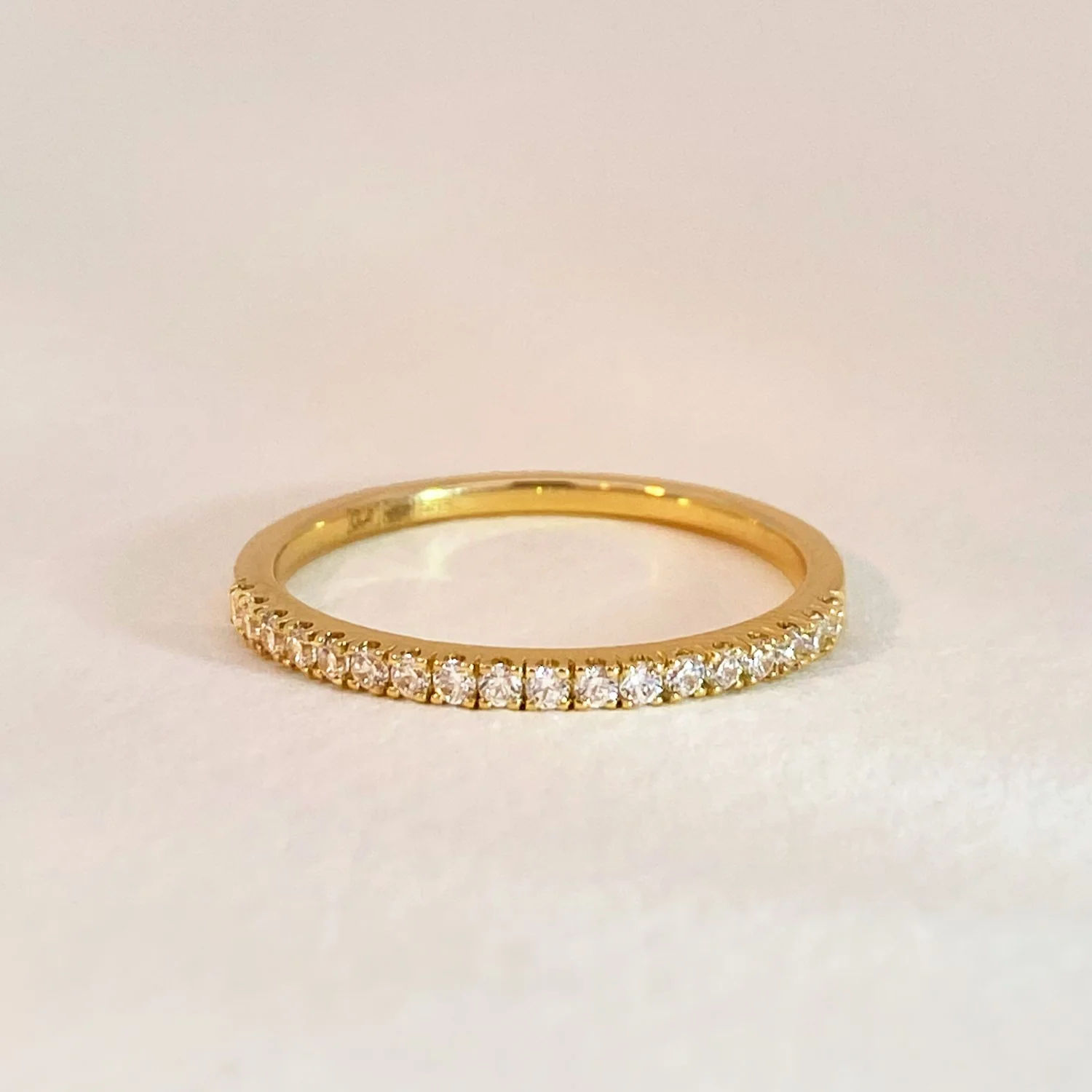 Crystal Row Ring