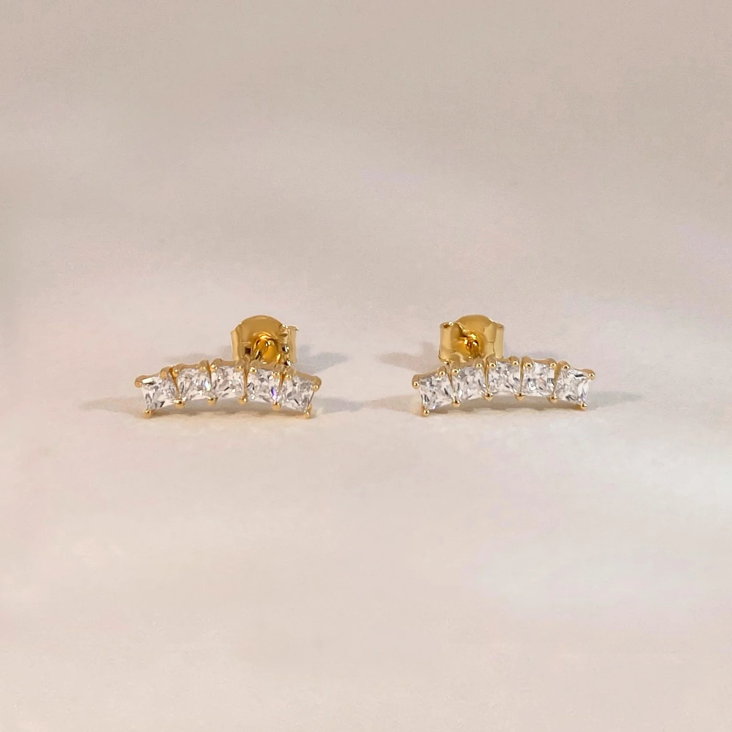 Curved Crystal Studs - Image 3