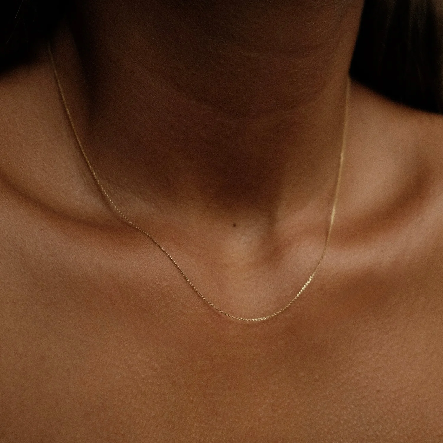 Delicate Anchor Necklace - Image 2