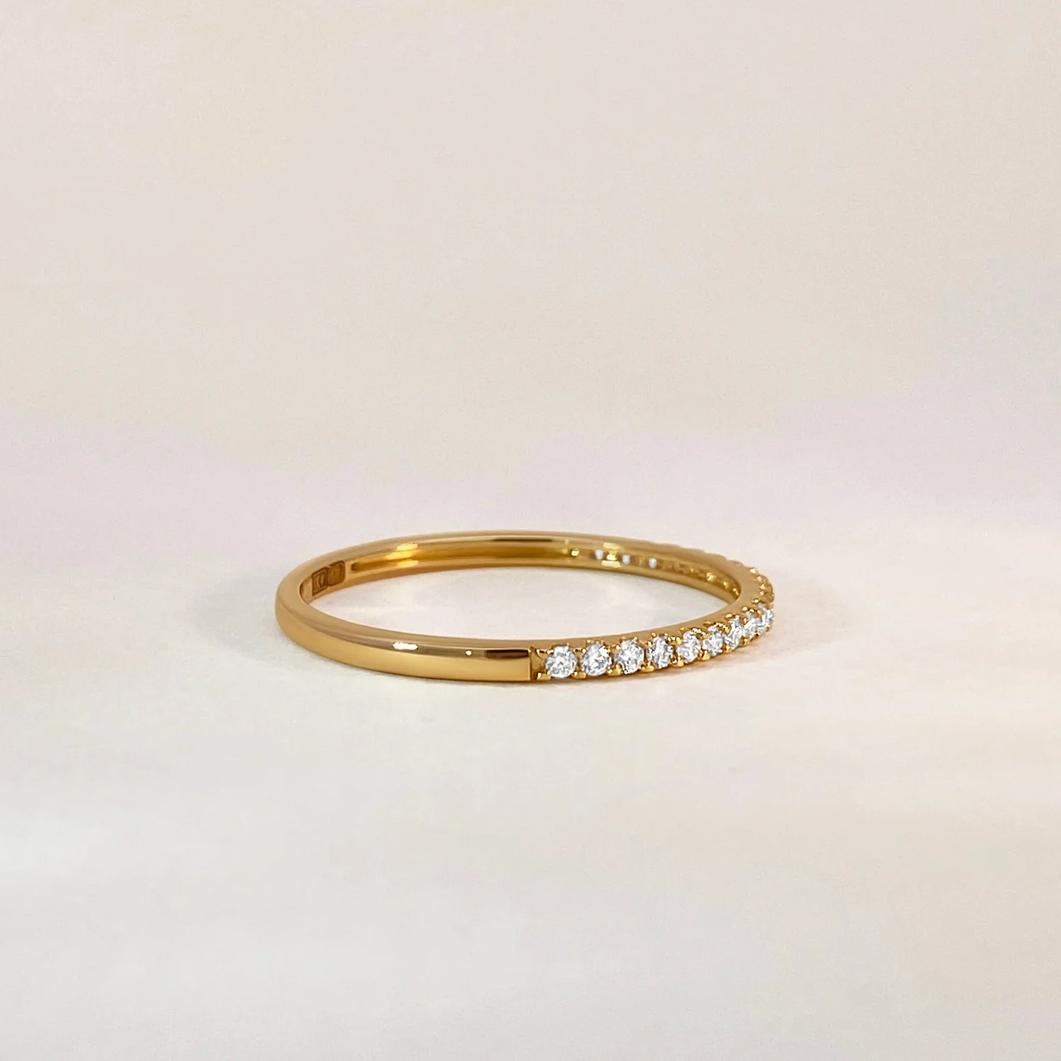 Delicate Diamond Row Ring - Image 3