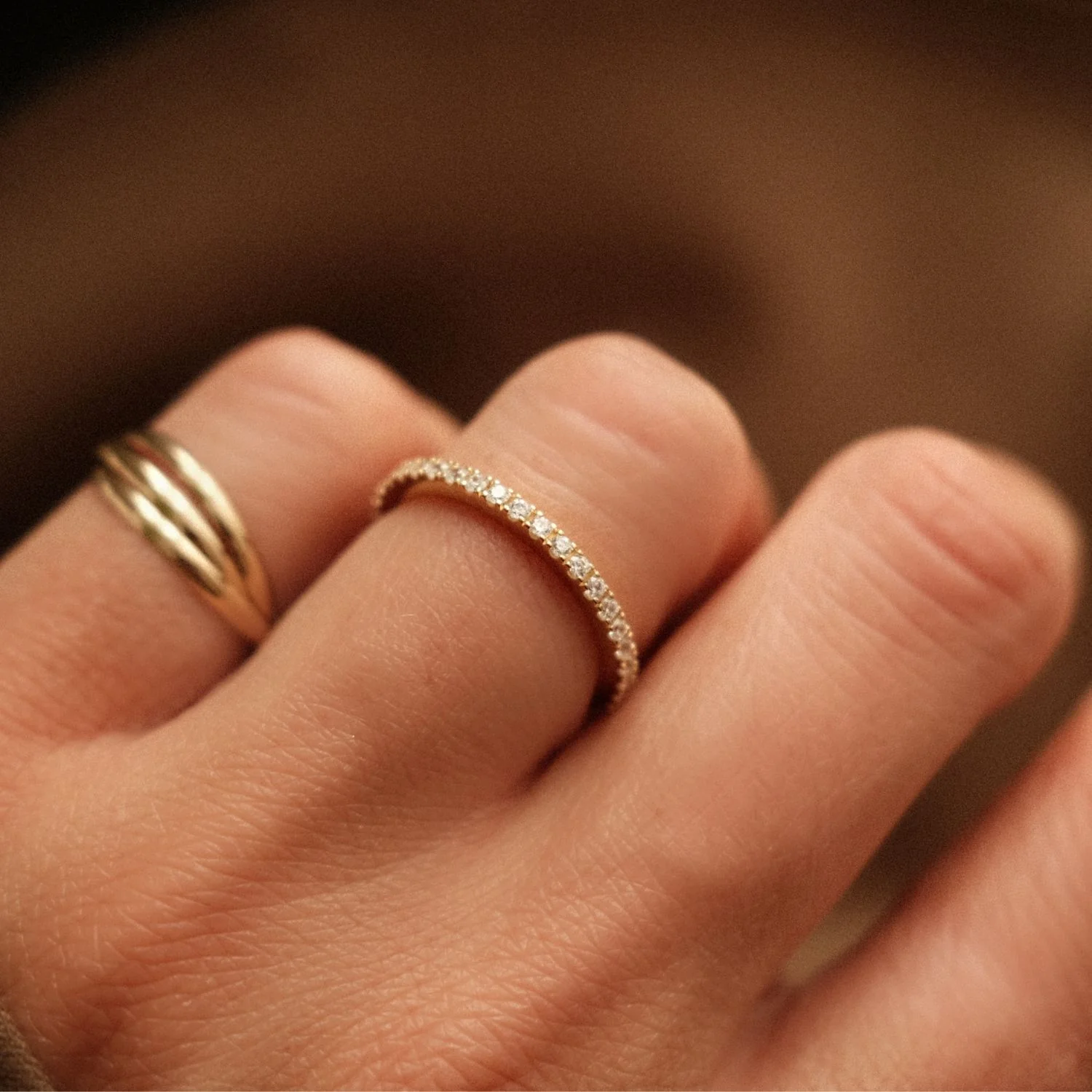Delicate Eternity Ring - Image 2