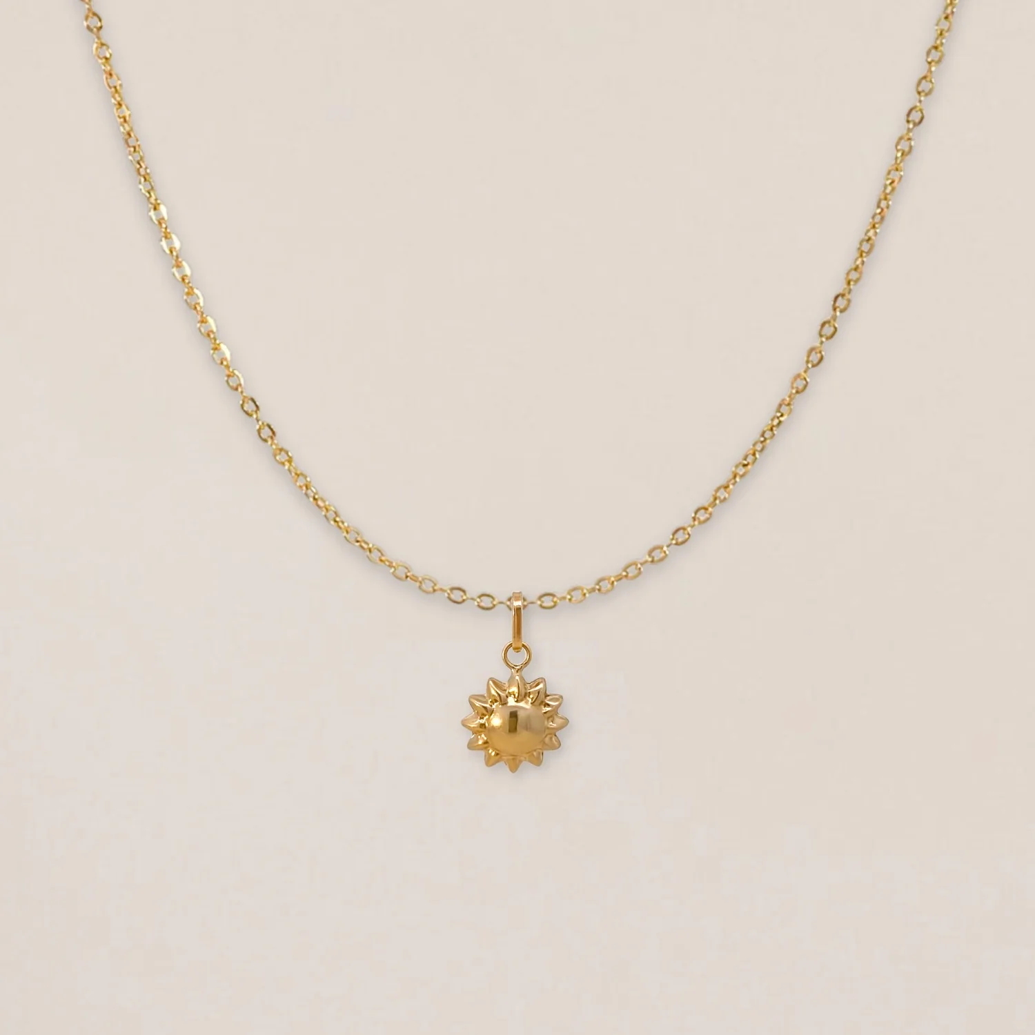 Delicate Sun Necklace