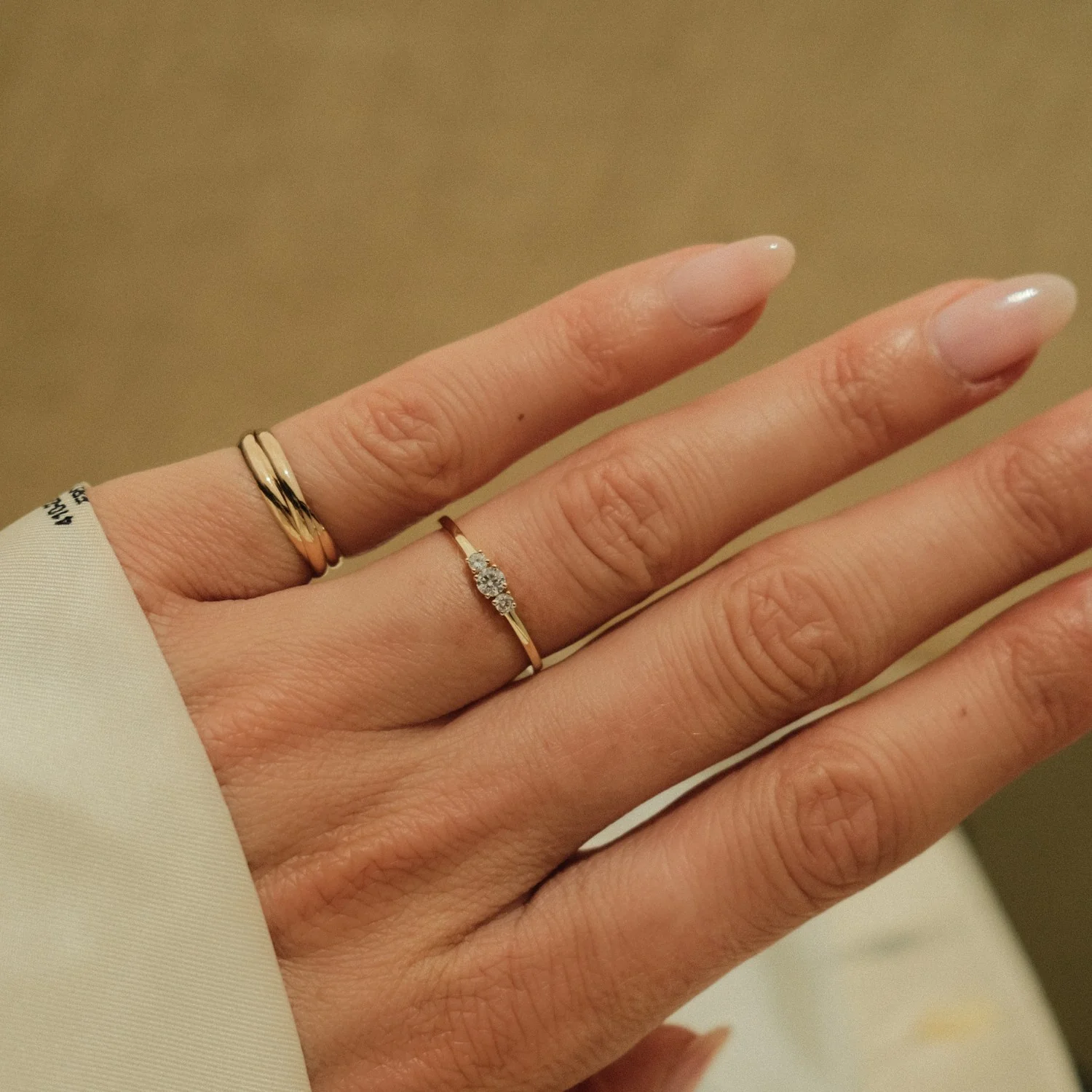 Delicate Trilogy Ring - Image 4