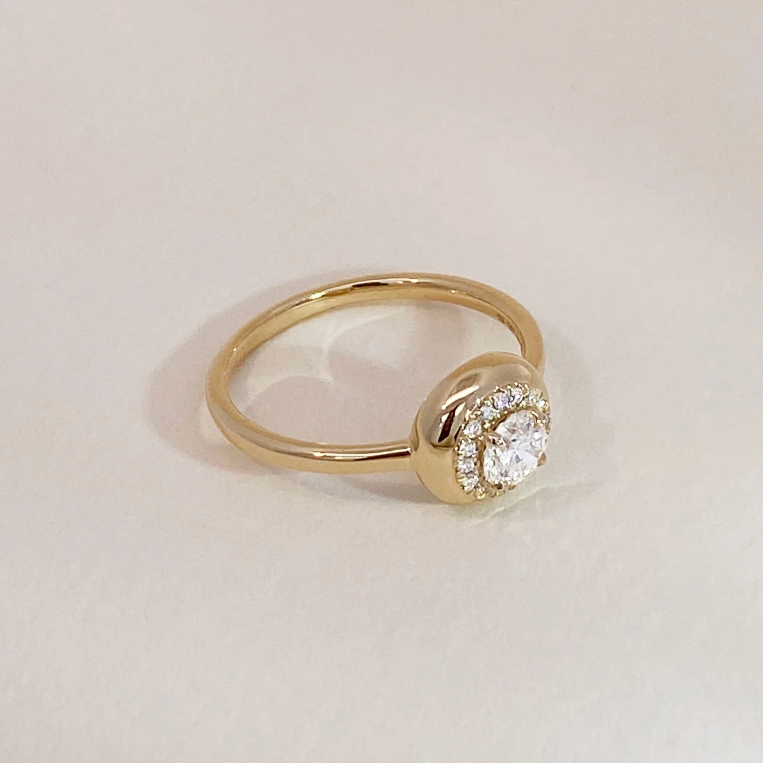 Diamond Button Ring - Image 5