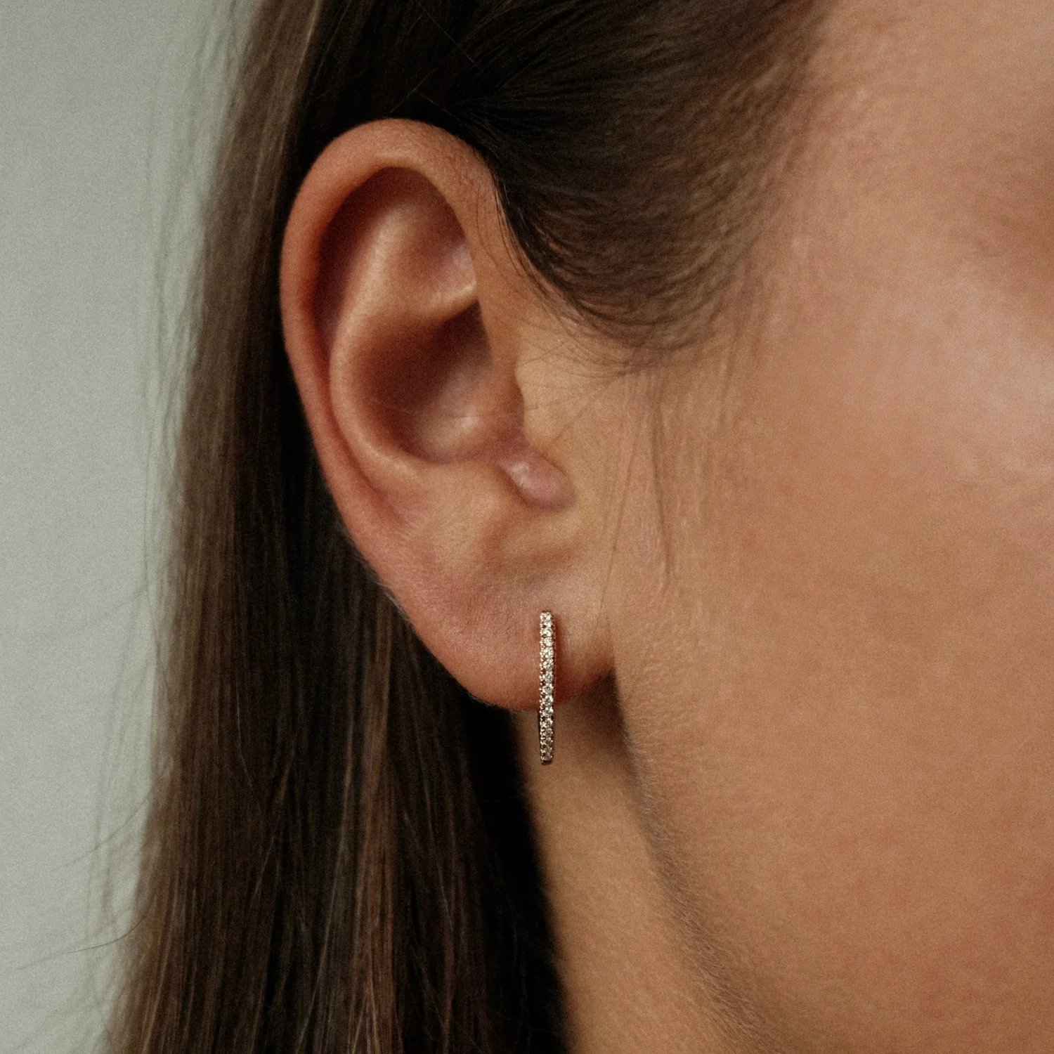 Diamond Edge Hoops - Image 2