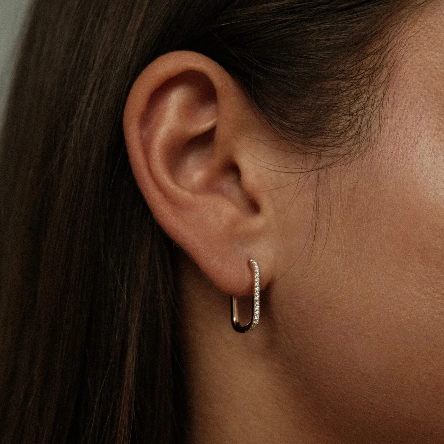 Diamond Link Hoops - Image 2