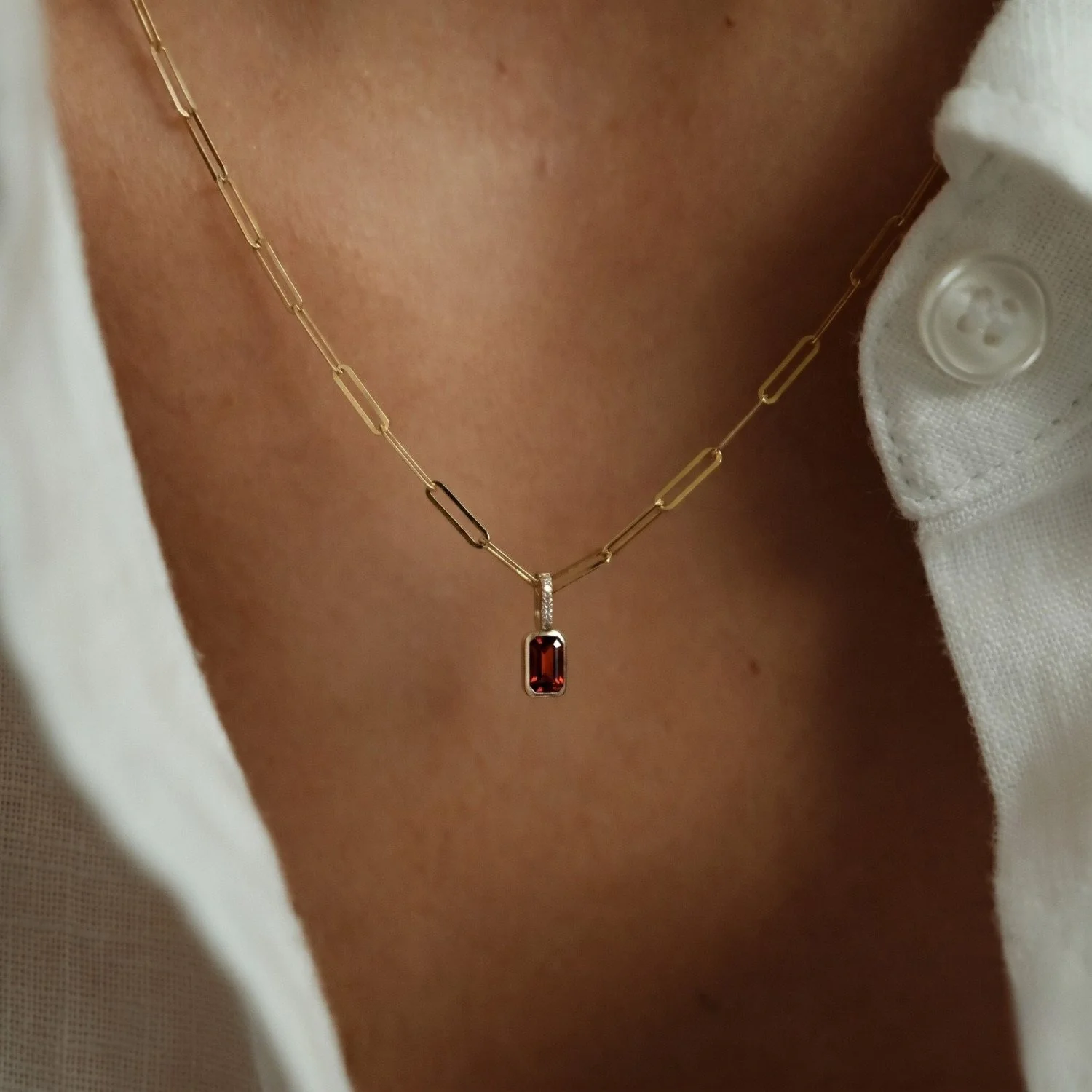Diamond Rhodolite Charm - Image 2