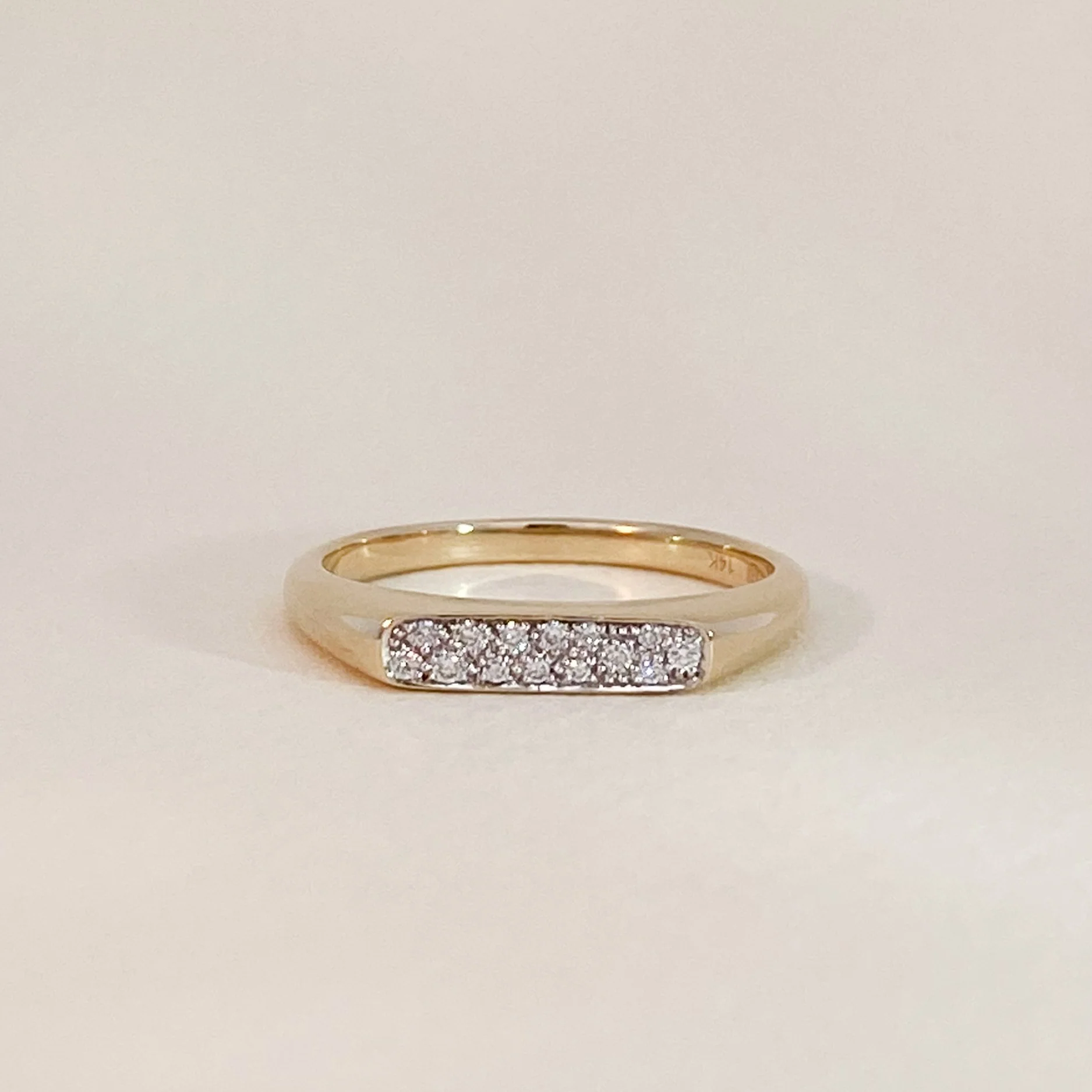 Diamond Signet Ring
