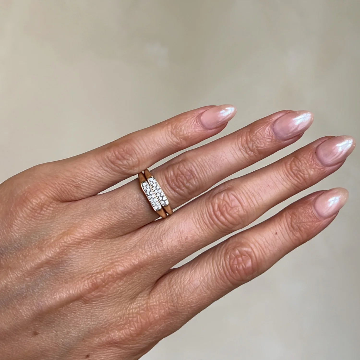 Diamond Signet Ring - Image 7