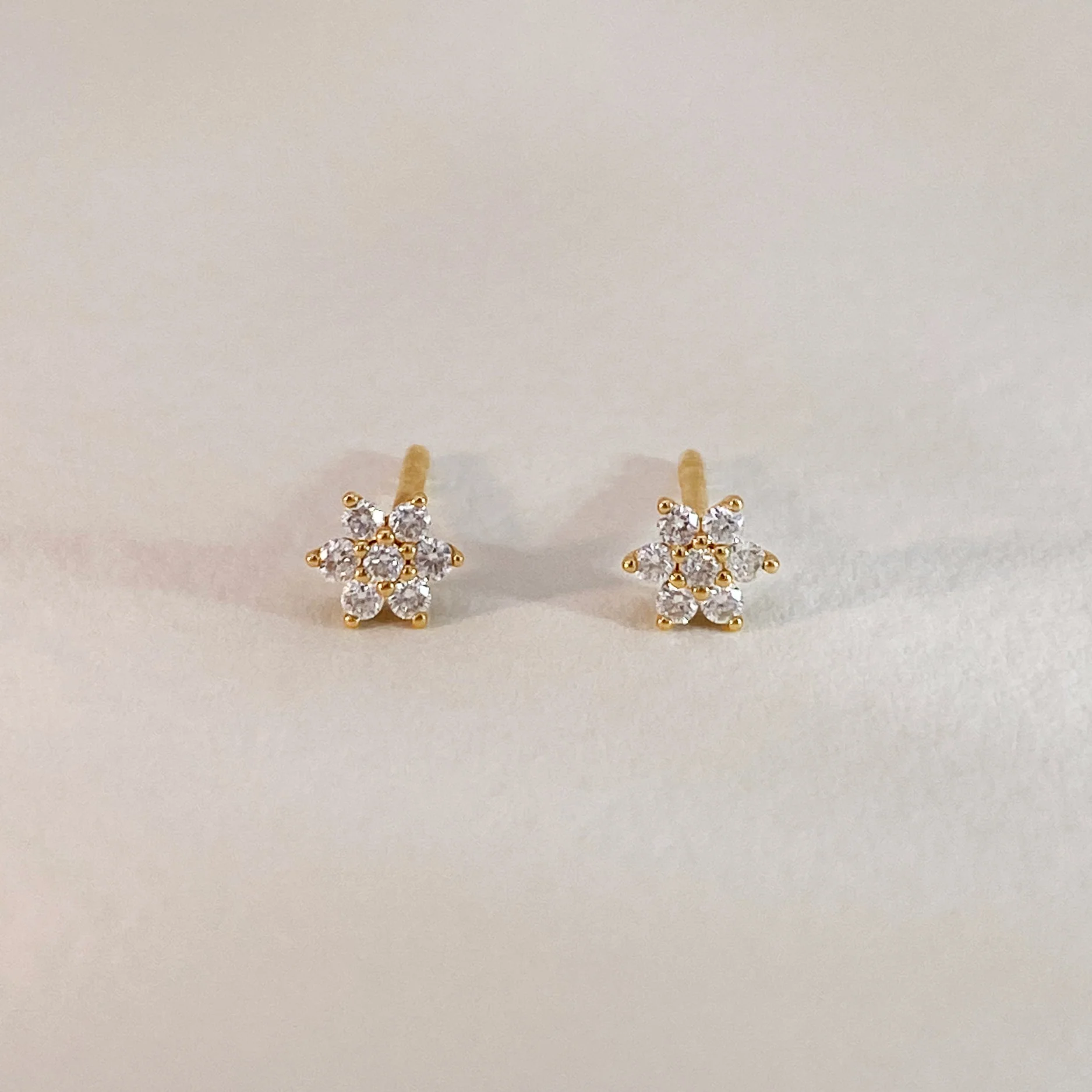 Diamond Starflower Studs